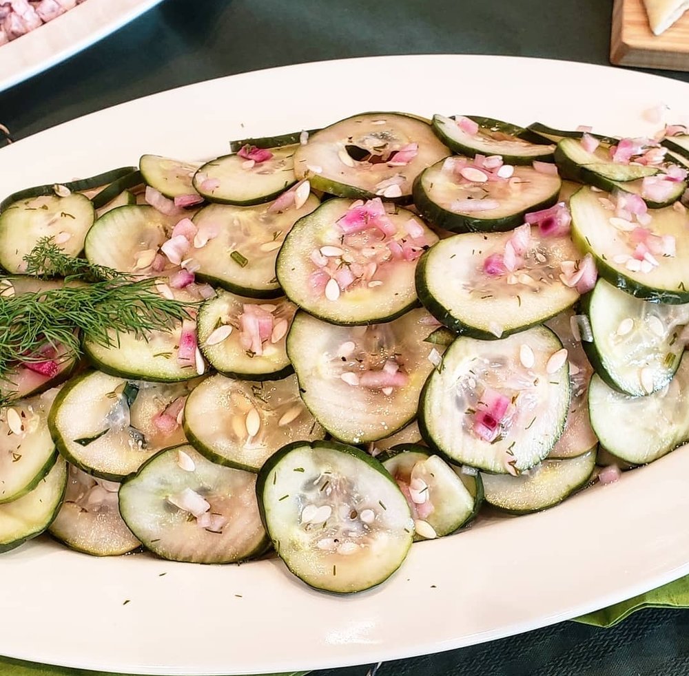 Farsk Gurka Med Dill: Pickled Cucumber Salad 