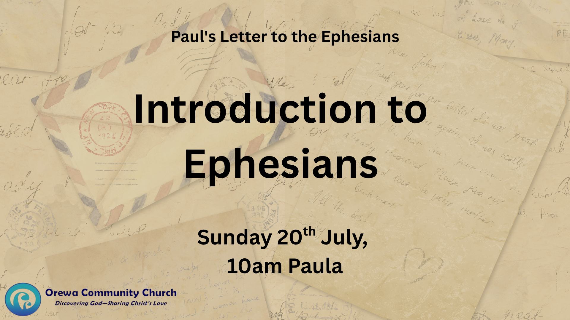 Paul's Letter to the Ephesians - Introduction