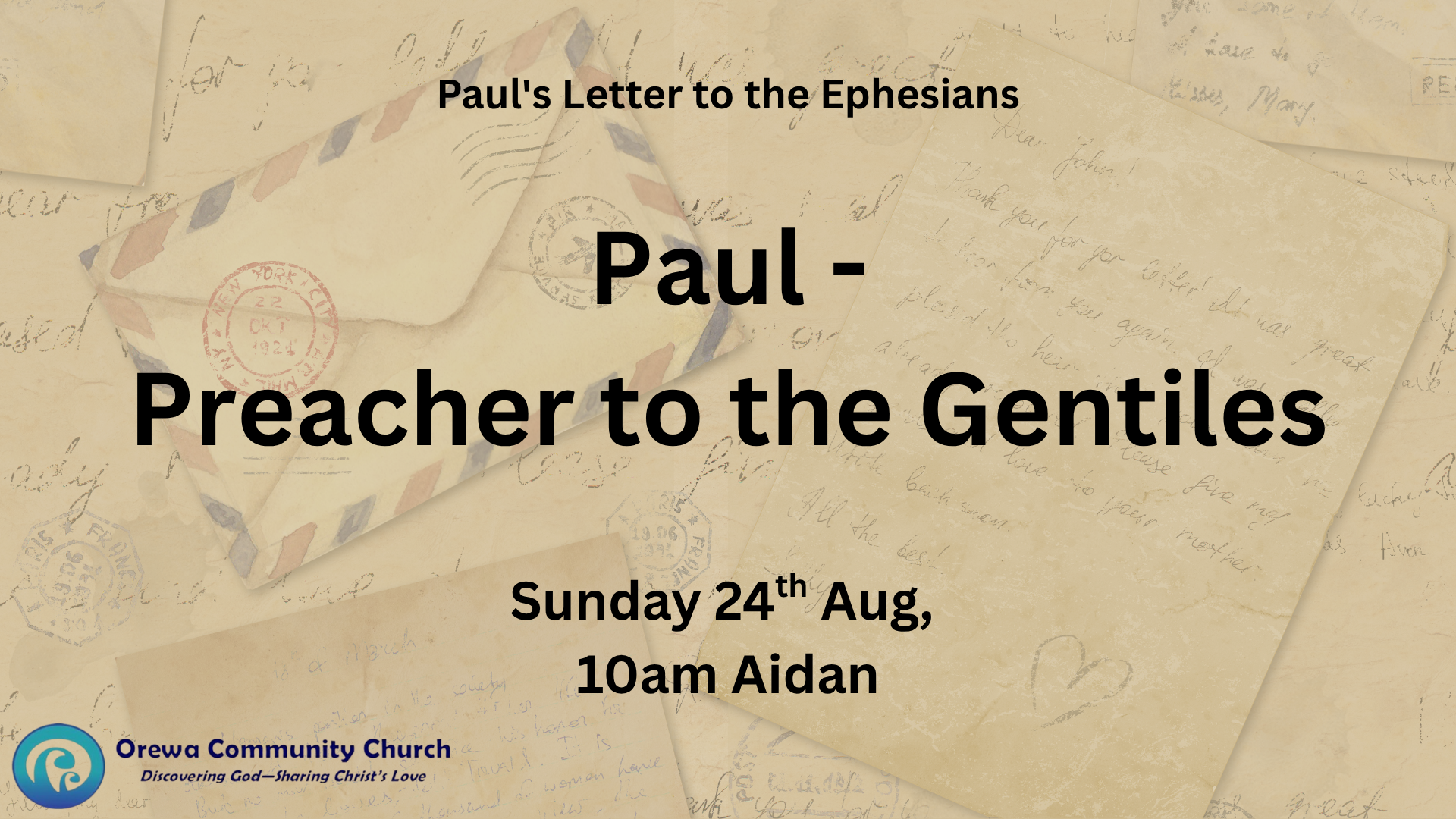 Paul's Letter to the Ephesians - Week 6