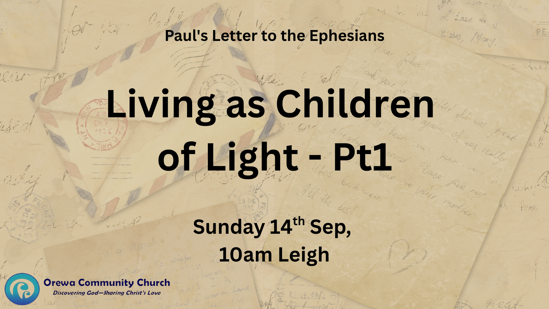 Paul's Letter to the Ephesians - Week 9