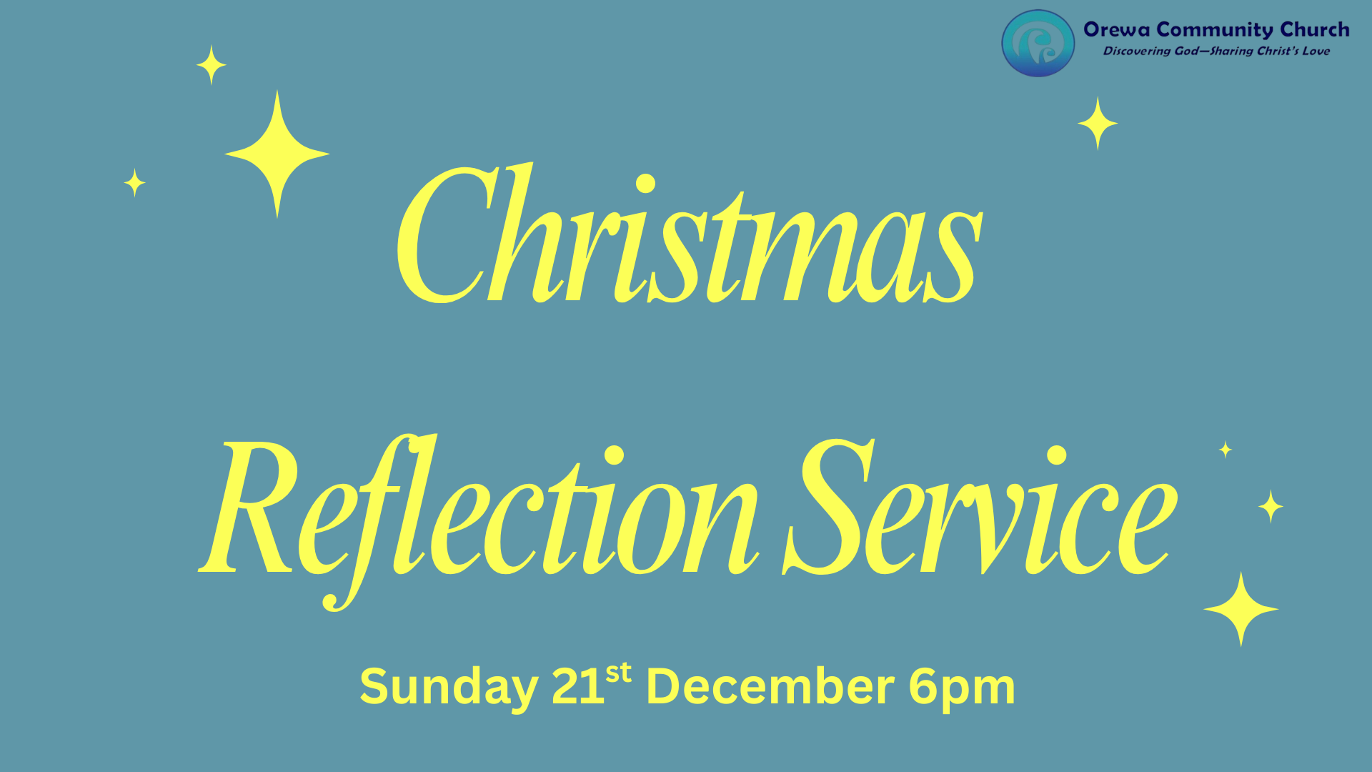 Christmas Reflective Service