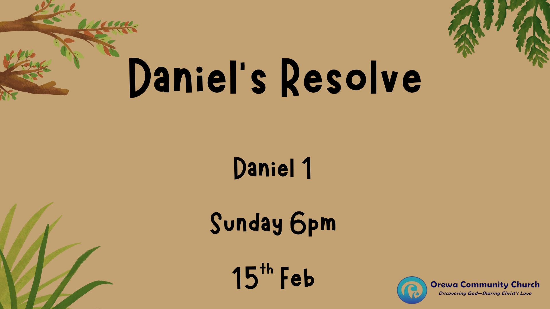 Daniel's Resolve - Daniel 1