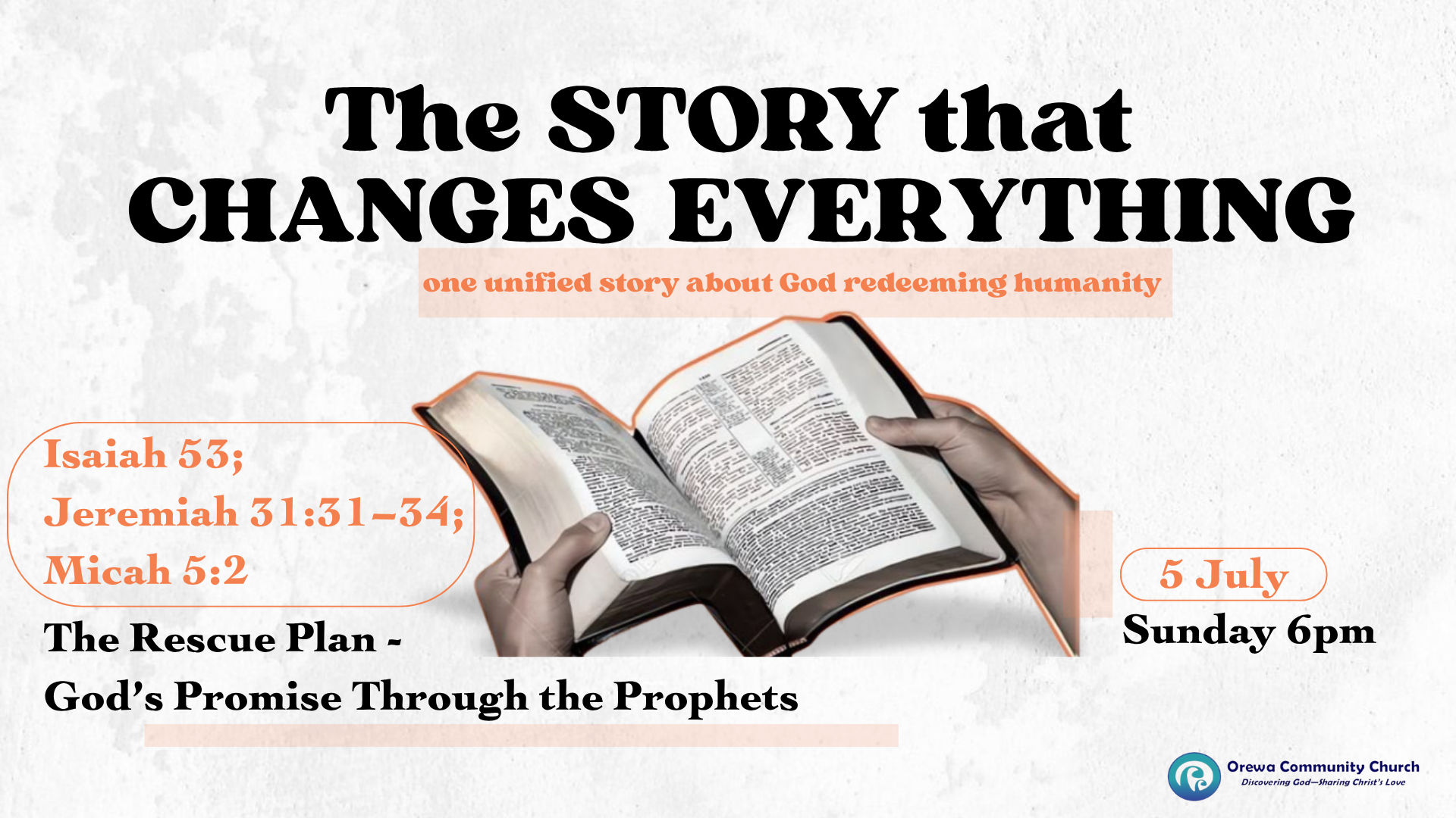 The story that changes everything 