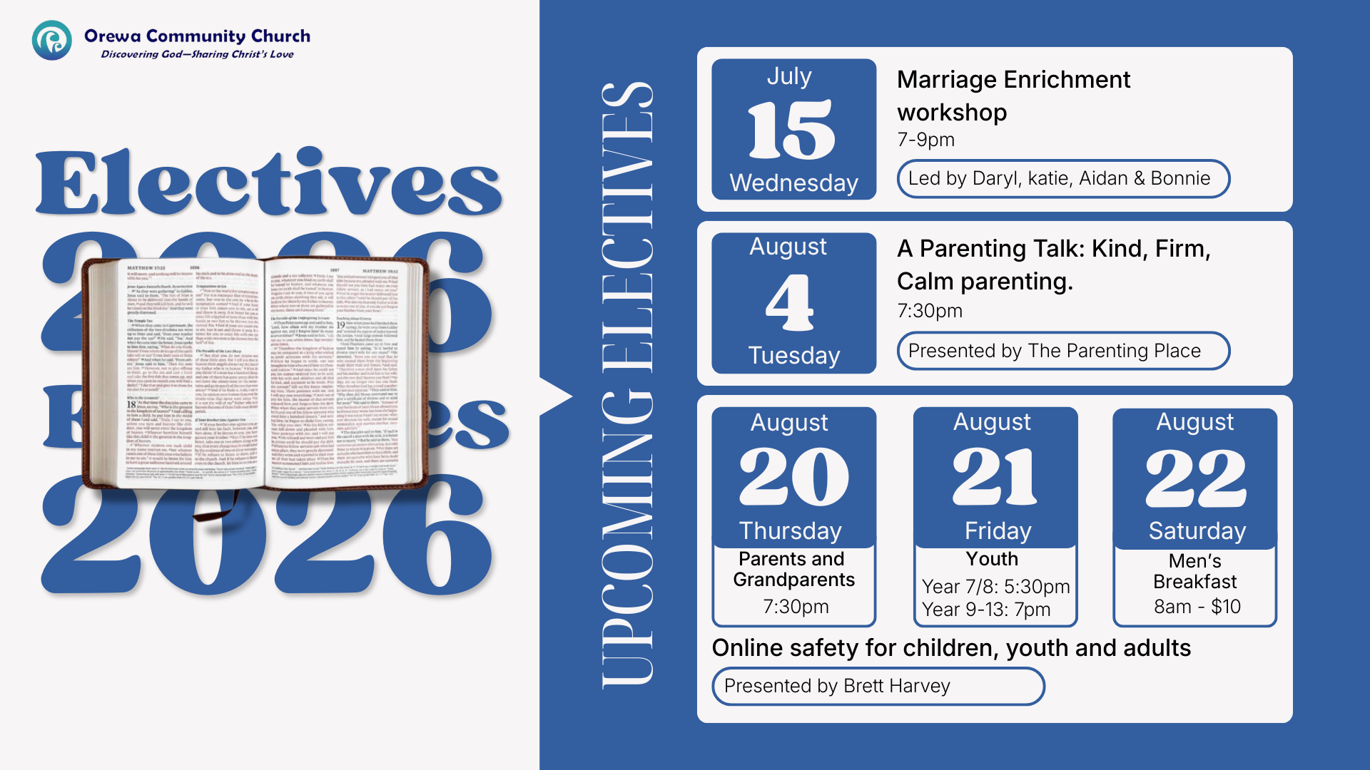 Electives 2026