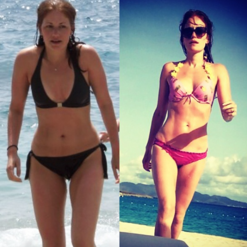 Erica before and after