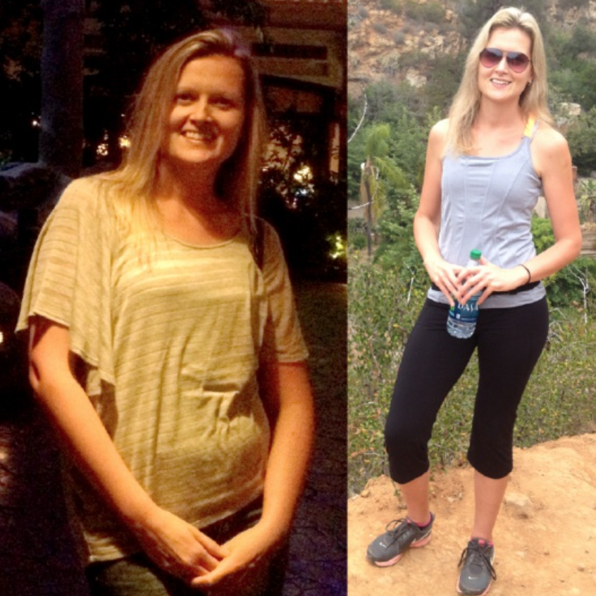 Nicole before and after
