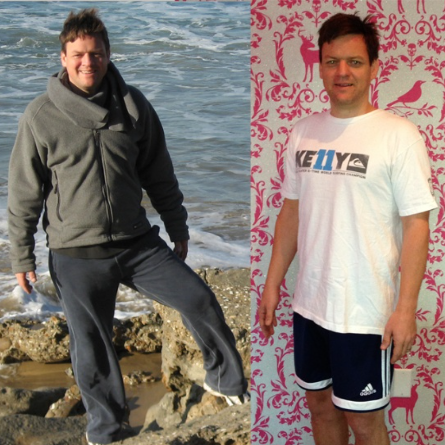 Michael before and after