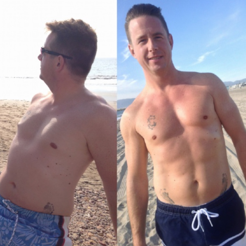 Yanick before and after