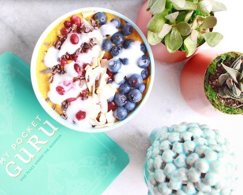 Pre-workout: Sweet Potato Babe Bowl by Beyond Yoga