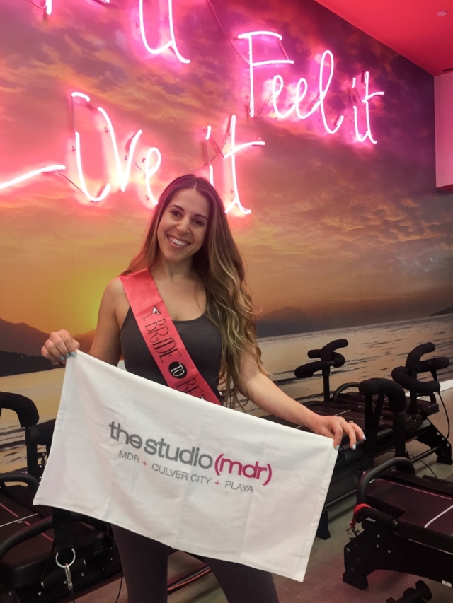 Bride-to-Be, Jessie Waldberg, at Playa Vista Studio (MDR)