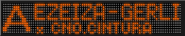 Modelo: 1384D Columnas: 84 LED Largo: 110 cm