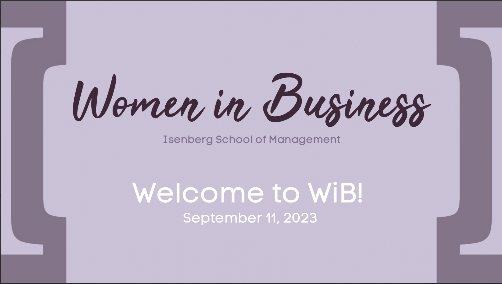 Welcome to WiB! 