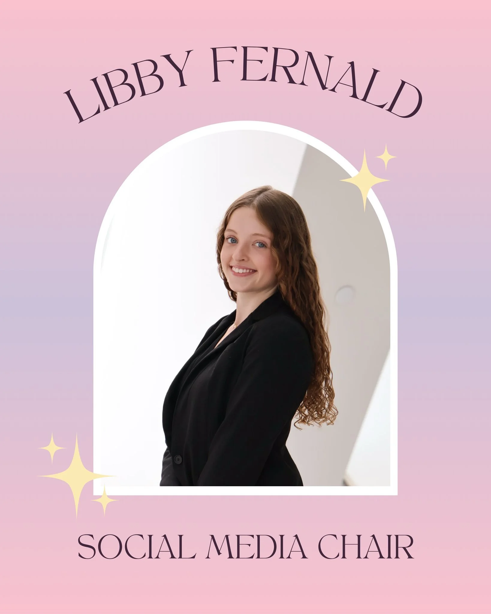 💜Meet our Social Media Chair, Libby Fernald!!💜

Libby is a sophomore double-majoring in Operations &amp; Information Management and Hospitality &amp; Tourism Management, from Mendon, MA. Joining WiB was a highlight of her freshman year, quickly bec