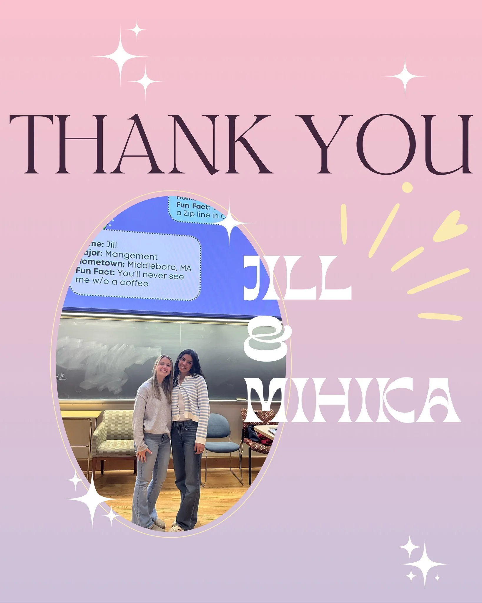 We loved learning more about inclusivity from Jill &amp; Mihika during this week&rsquo;s inspiring meeting! Looking forward to tonight's Social Event with WoI, building pipe cleaner flower bouquets!! See you there to destress from midterms together.