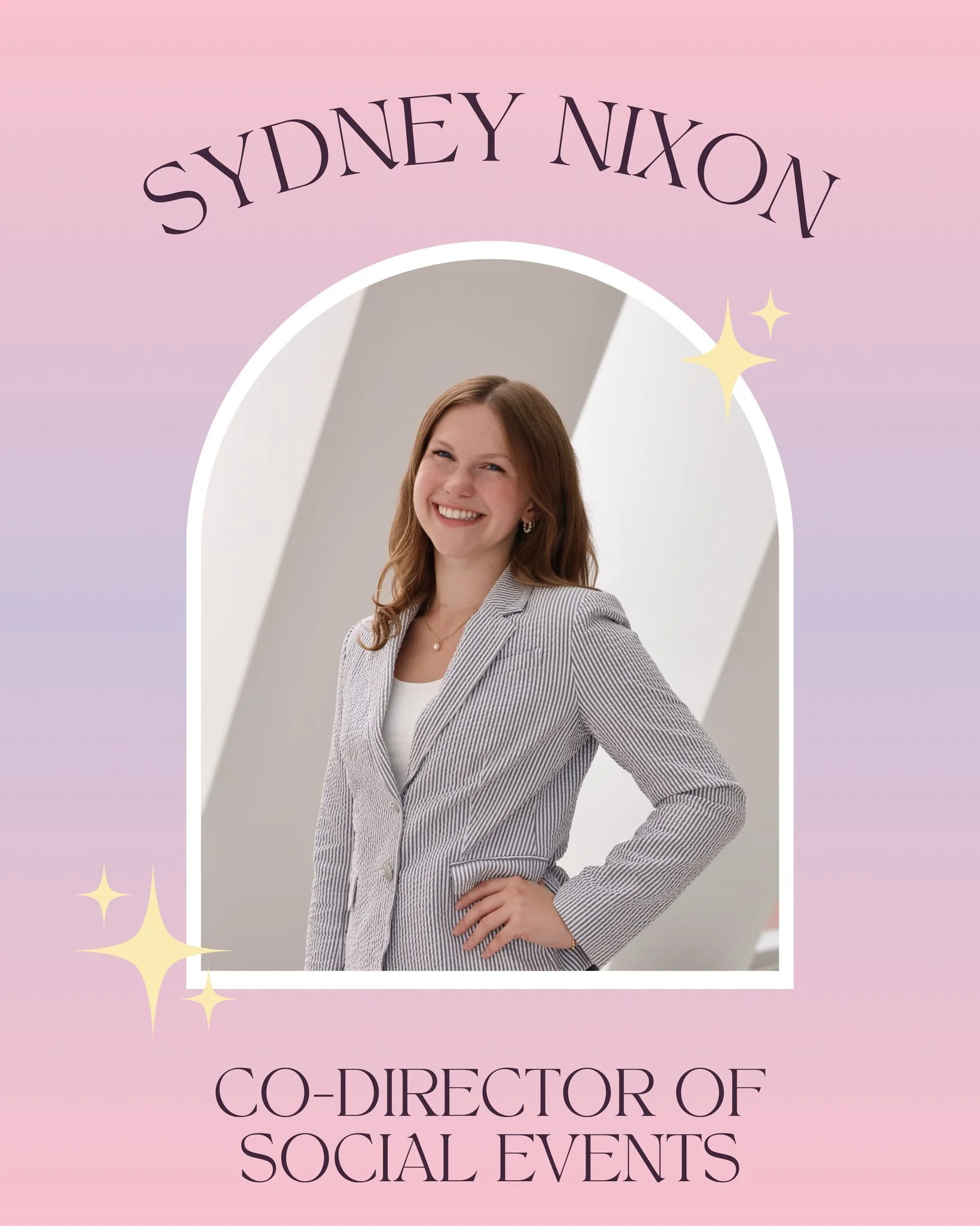 💜Meet one of our Co-Directors of Social Events, Sydney Nixon!!💜 

Sydney is a sophomore Hospitality and Tourism Management Student from Holden, MA. She has been a member of WIB since freshman year, and is incredibly grateful to serve on a team of s