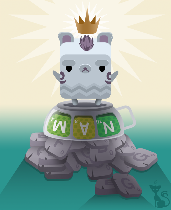 Nam the (Alpha) Bear), Alphabear (Spry Fox Studios) Tribute Work