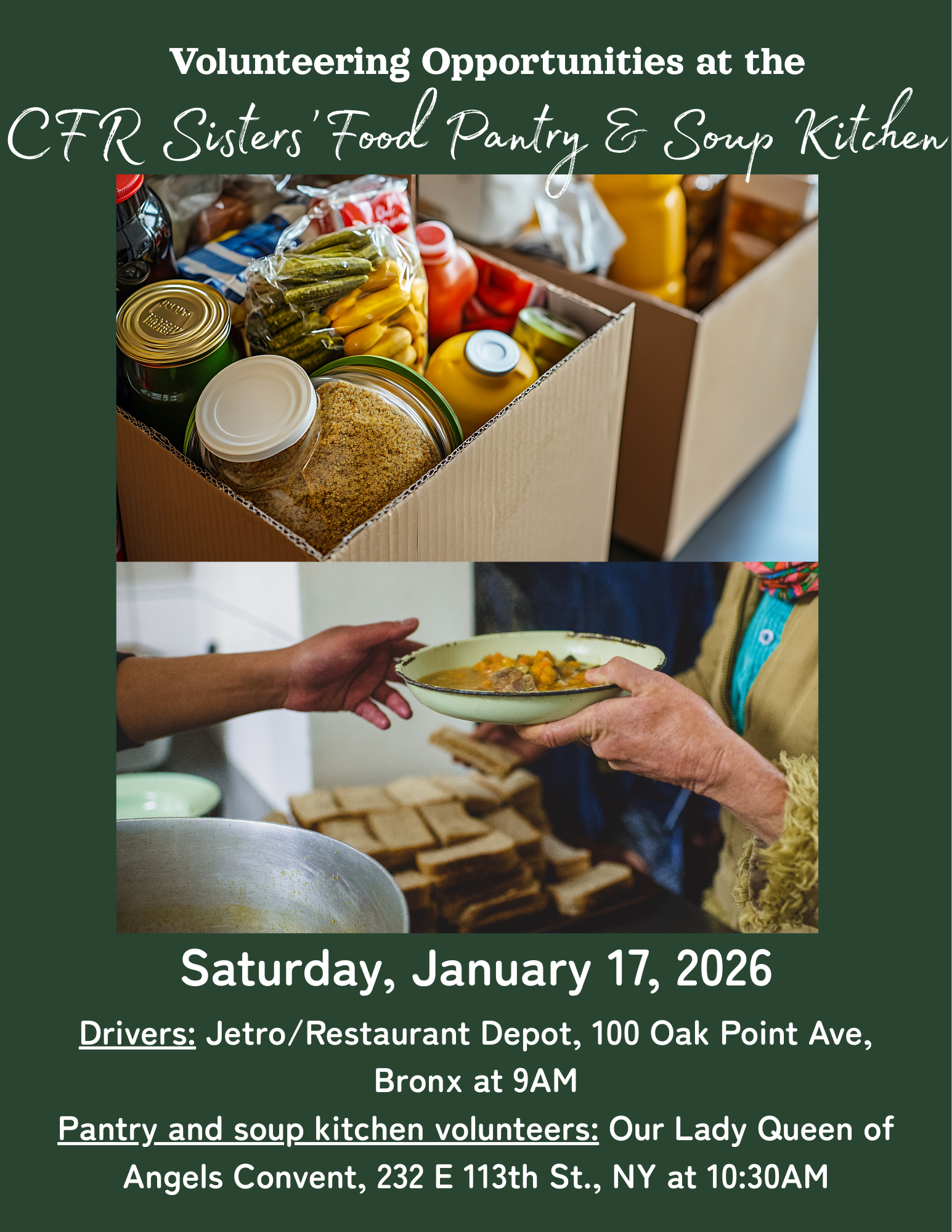 Food Pantry & Soup  Kitchen