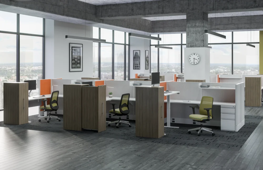 AIS Divi System with Sit/Stand Desking