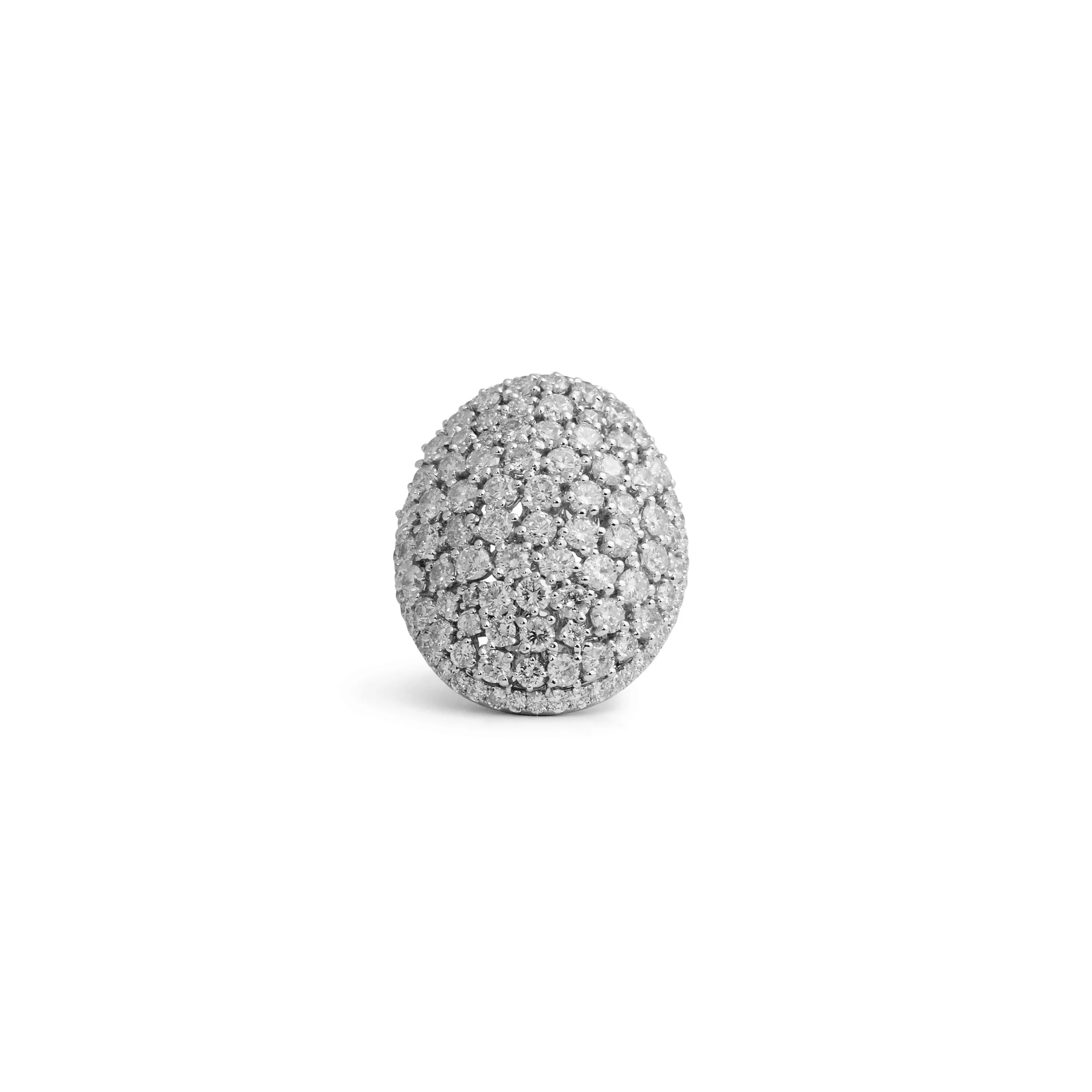 Large Oval Diamond Cocktail Ring