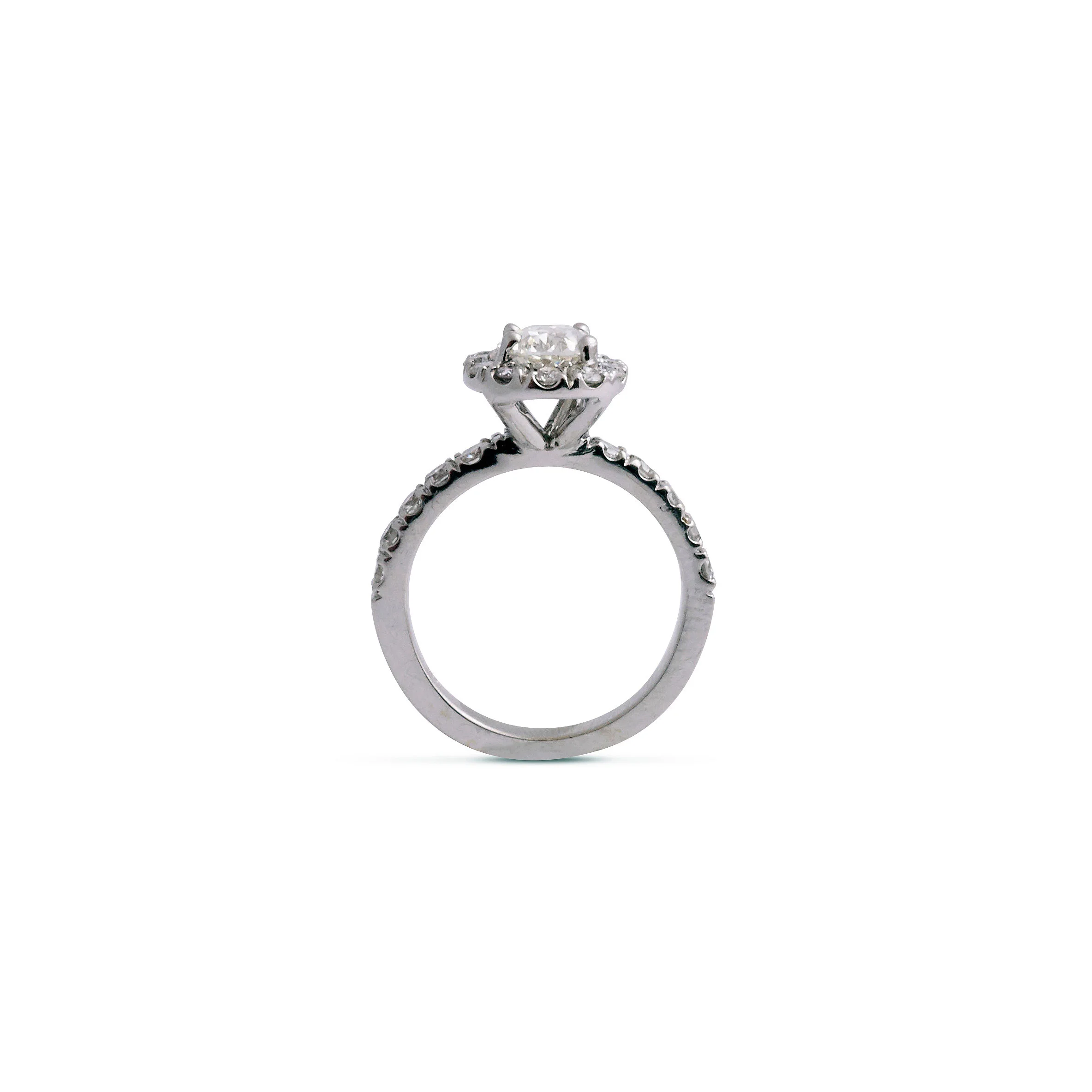 Oval Diamond Engagement Ring