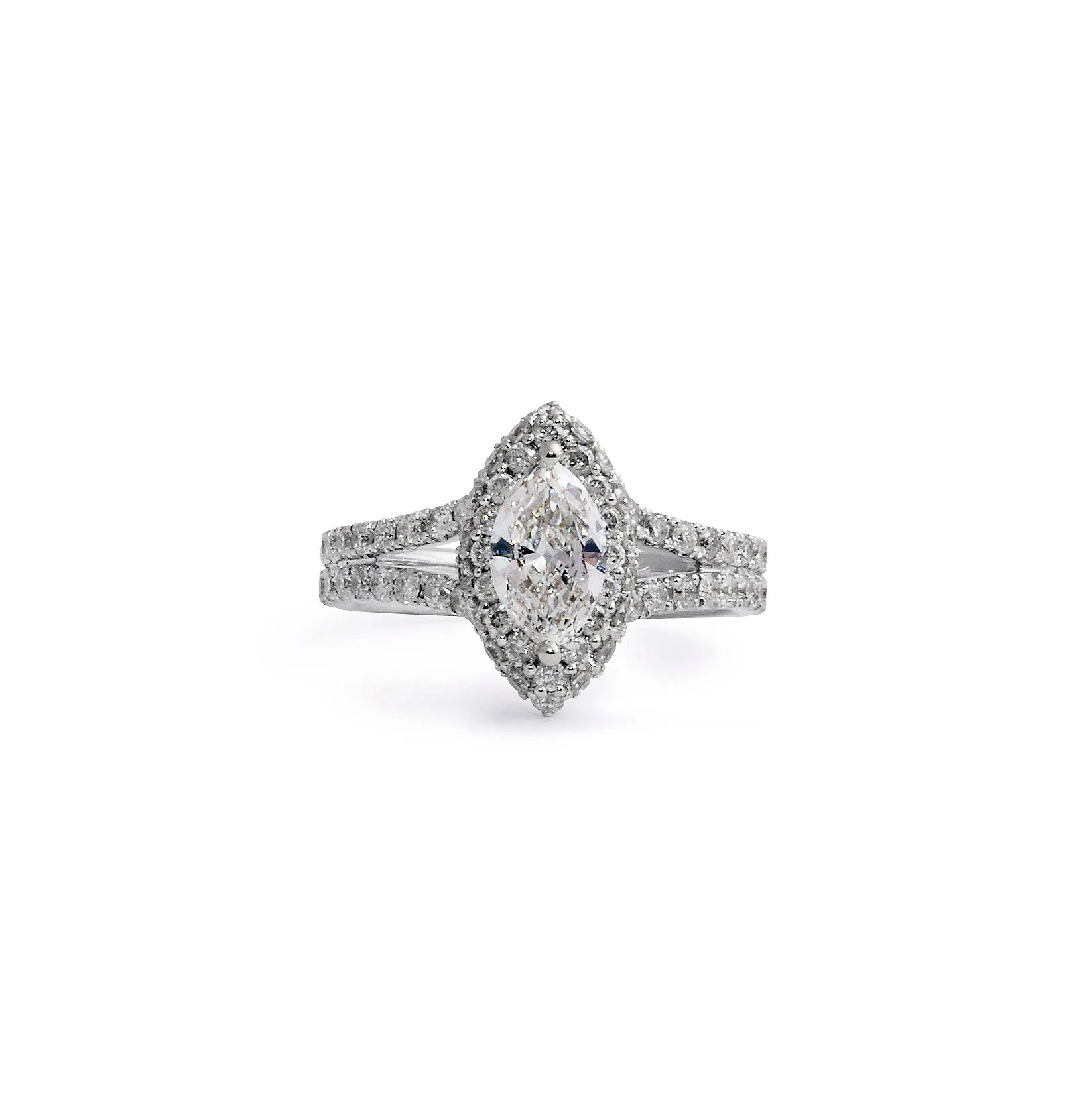 Marquise Diamond Engagement Ring