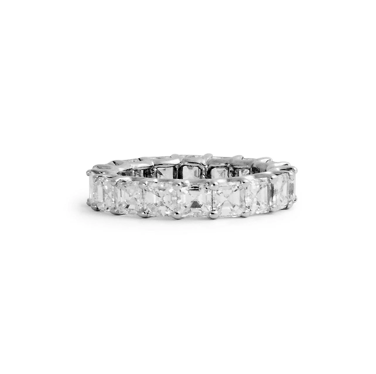 Asscher Cut Diamond Eternity Band
