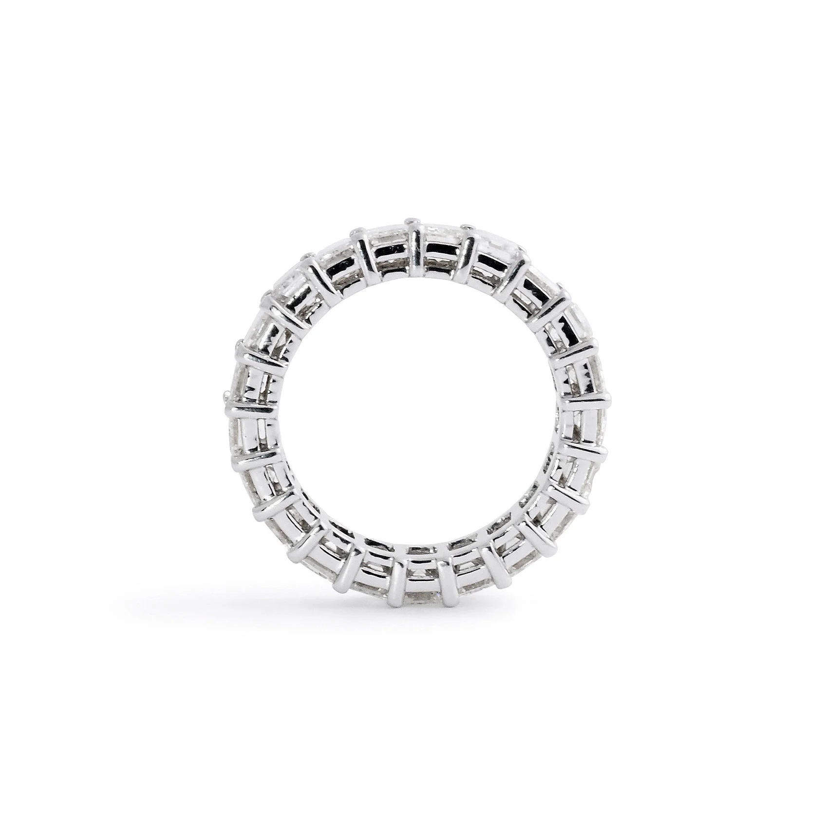 Emerald Cut Diamond Eternity Band