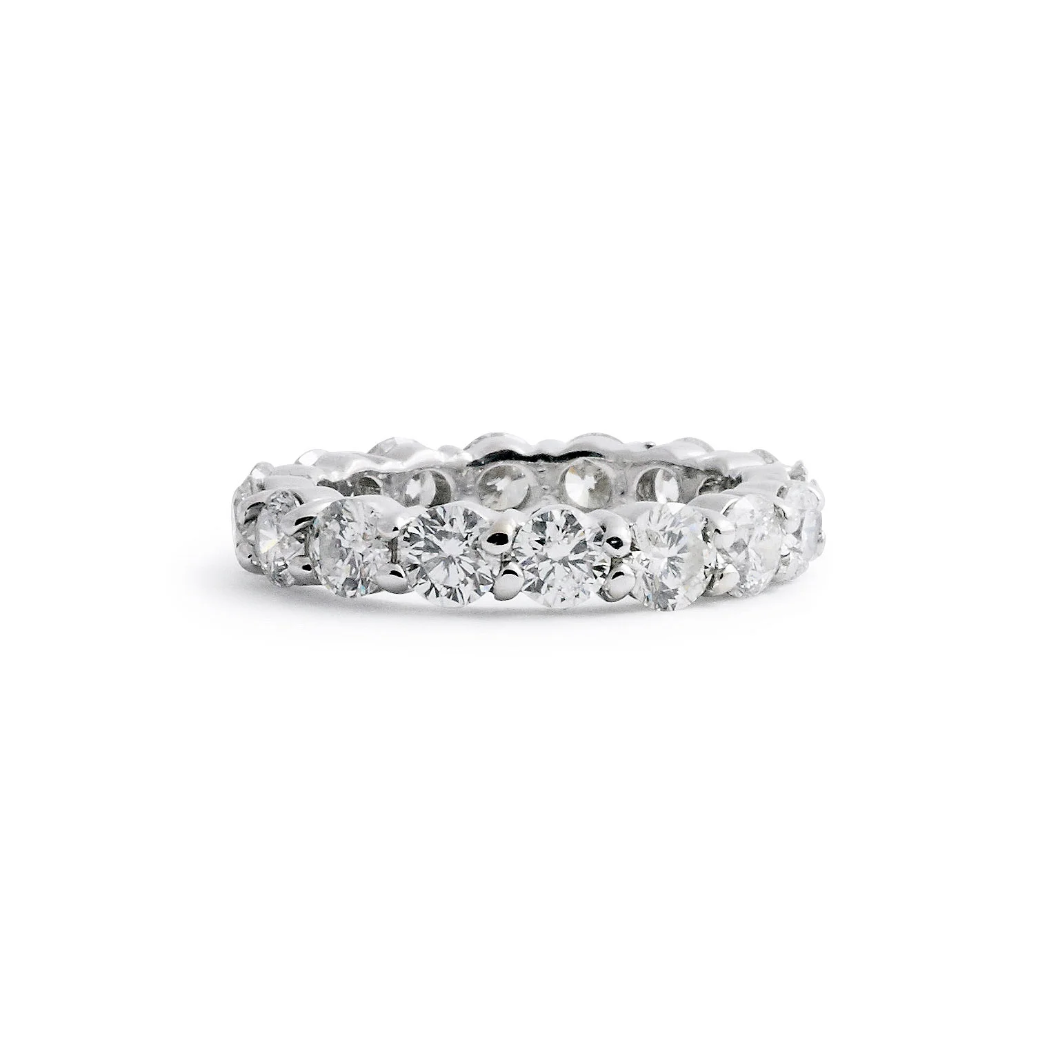 Round Brilliant Diamond Eternity Band