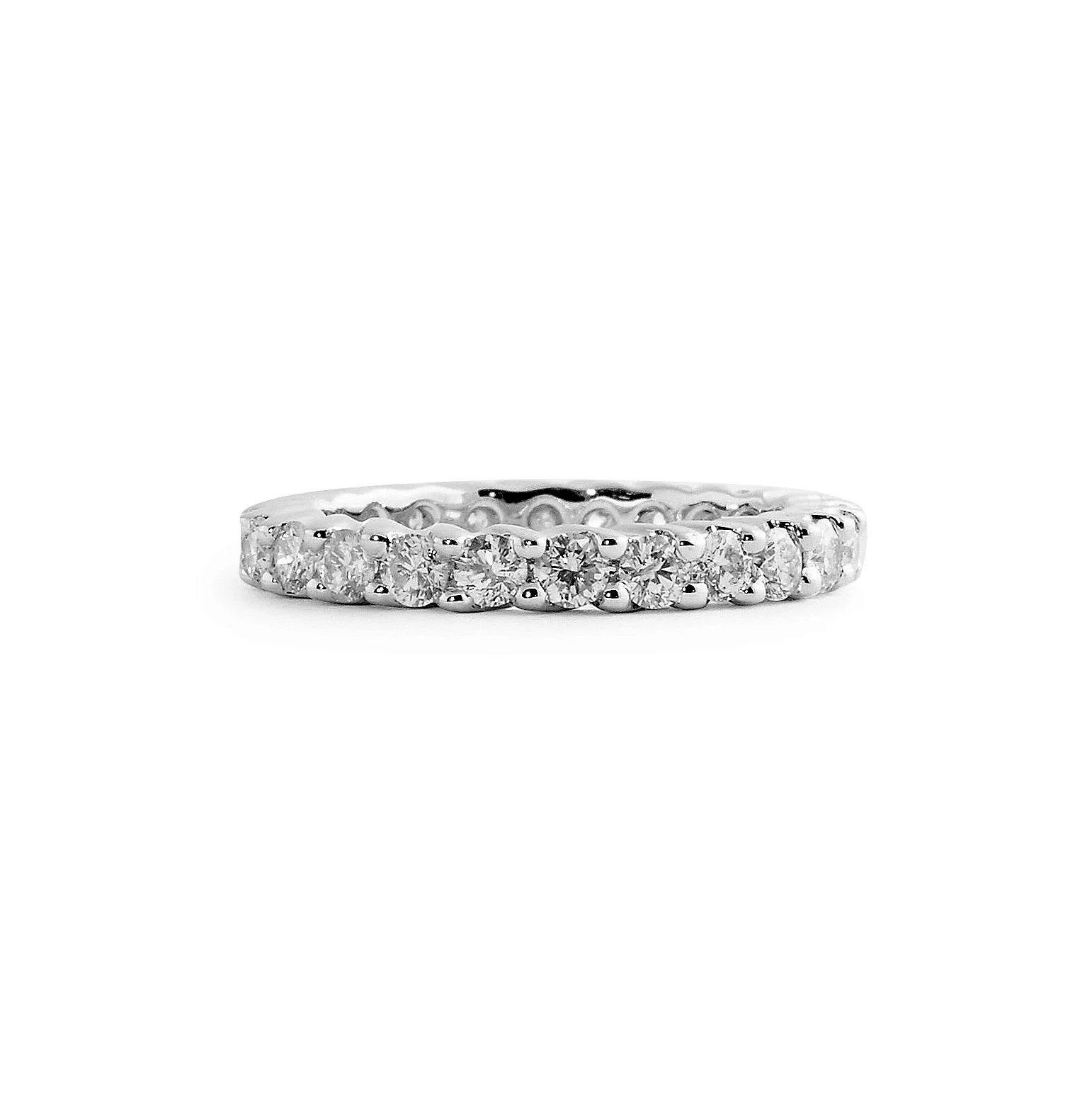 Round Brilliant Diamond Eternity Band