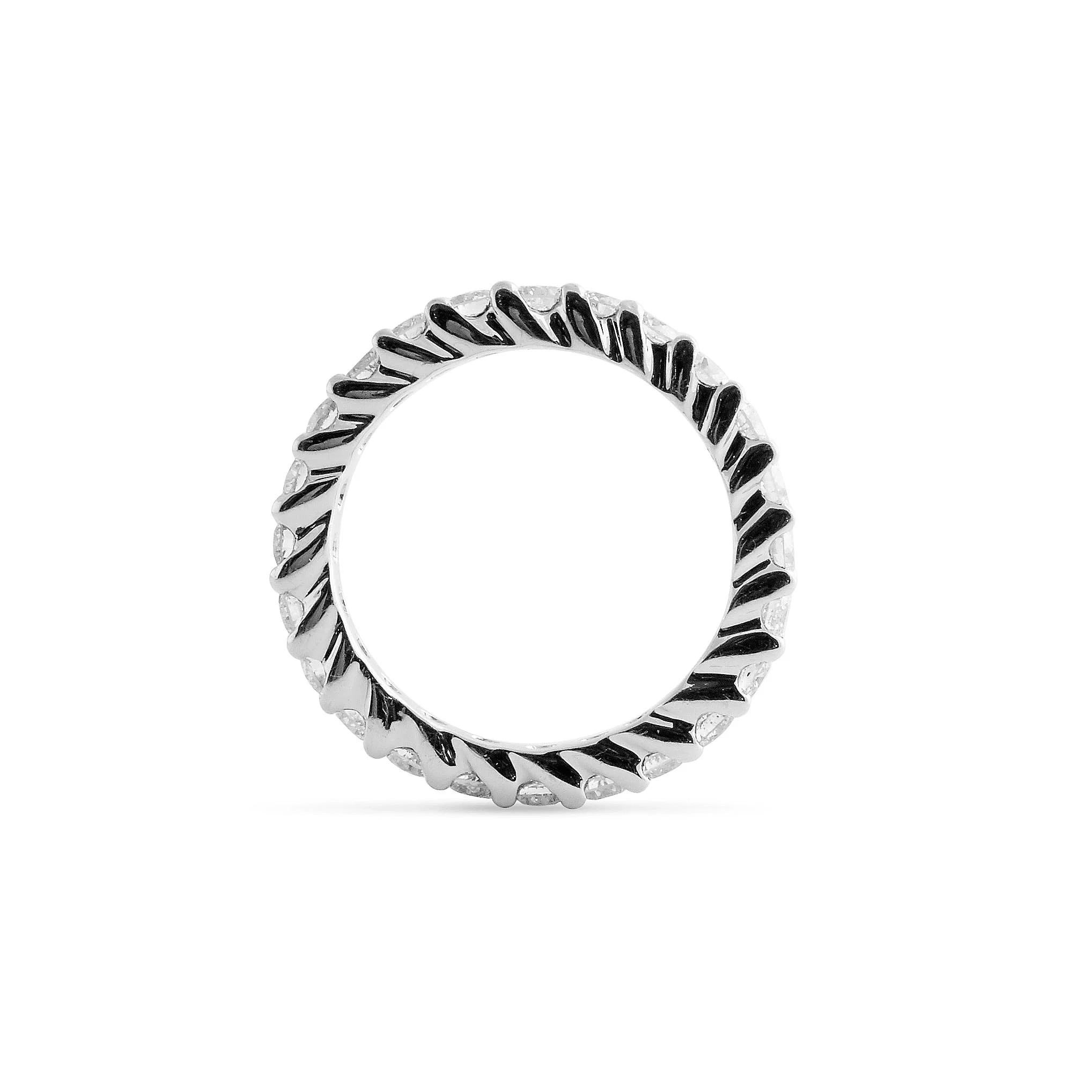 Round Brilliant Diamond Eternity Band