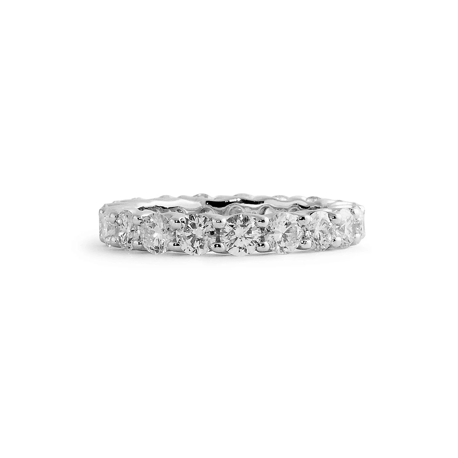 Round Brilliant Diamond Eternity Band