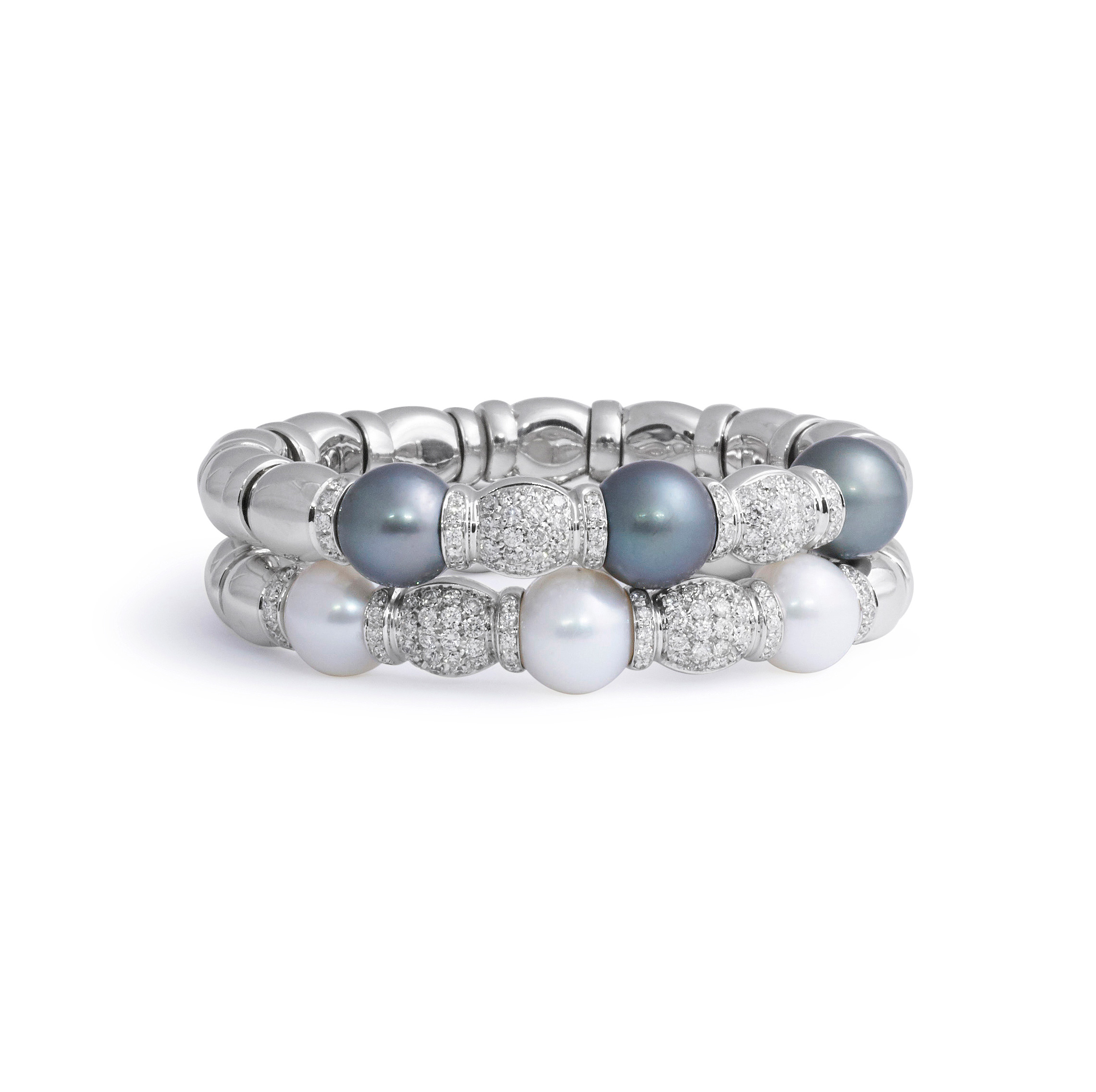 Diamond and Pearl Bracelet
