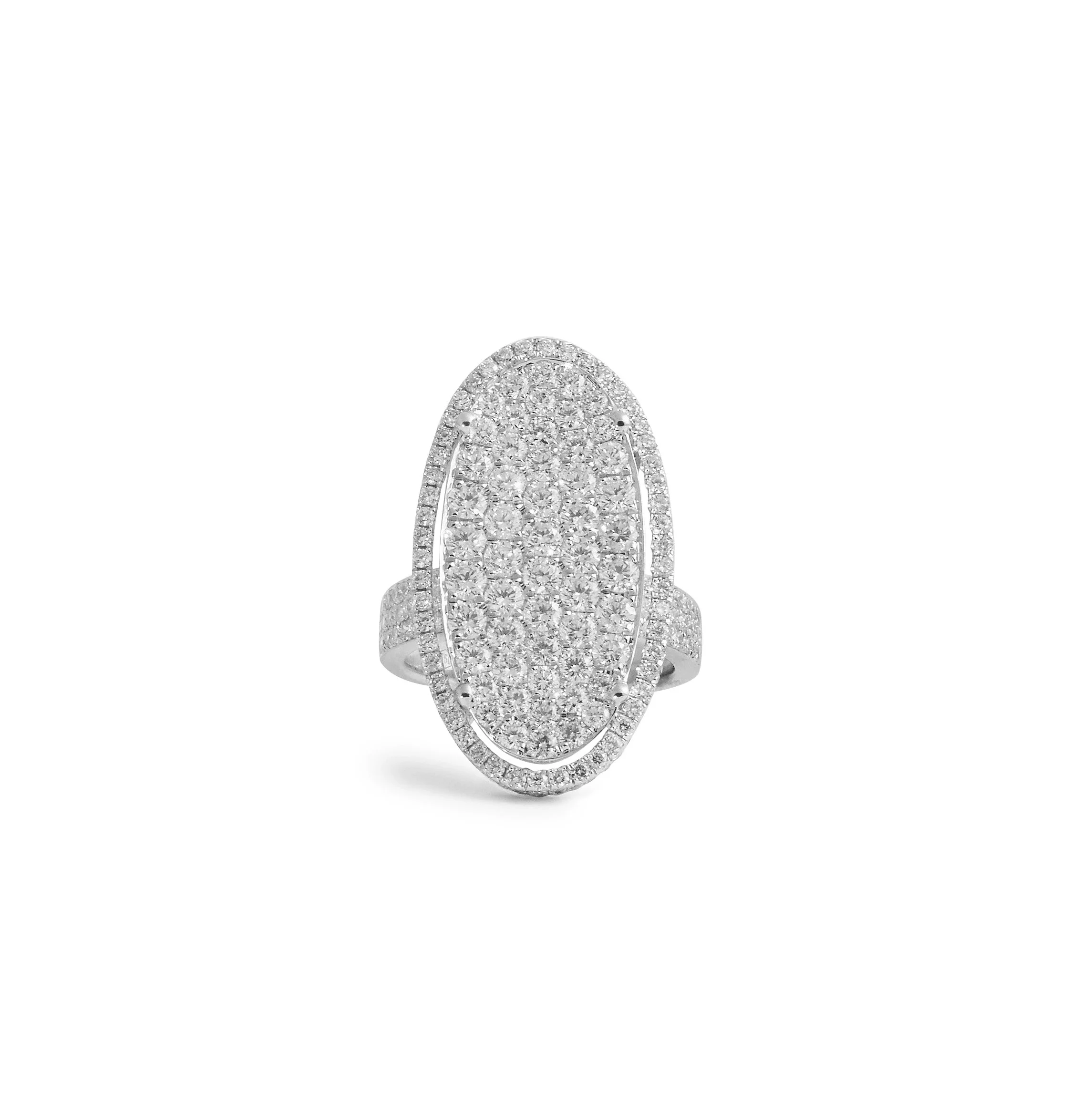 Oval Shape Diamond Ring