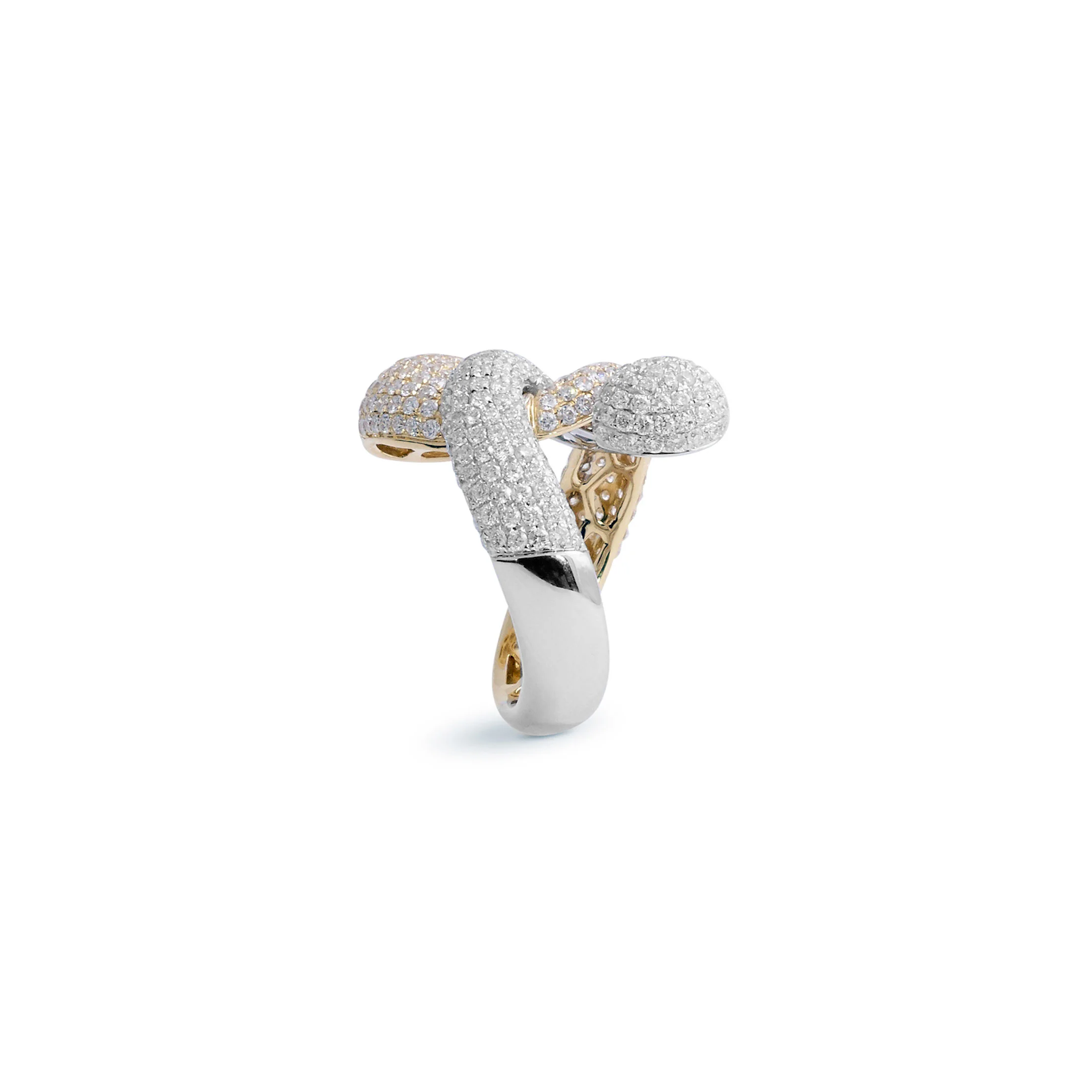 Interlocking Diamond Ring