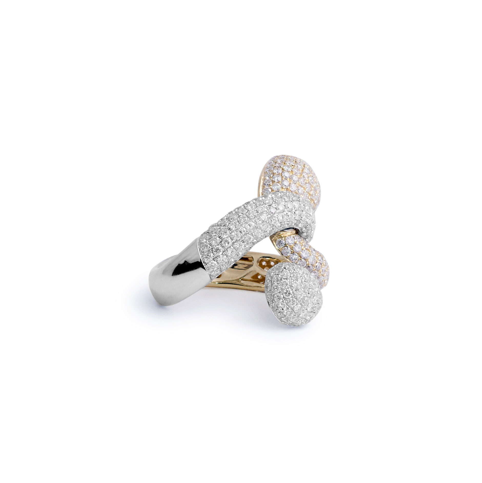 Interlocking Diamond Ring