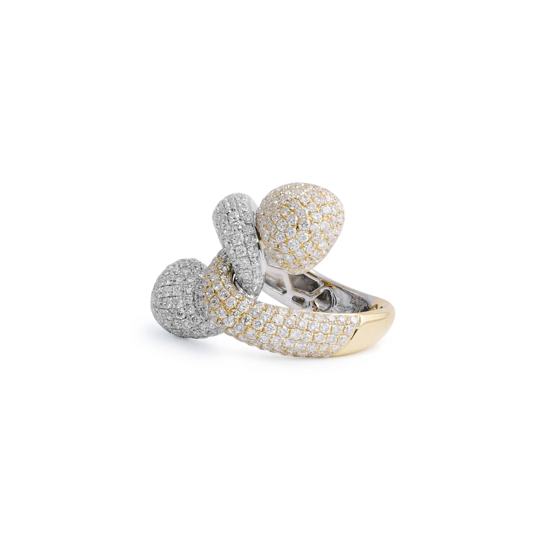 Interlocking Diamond Ring