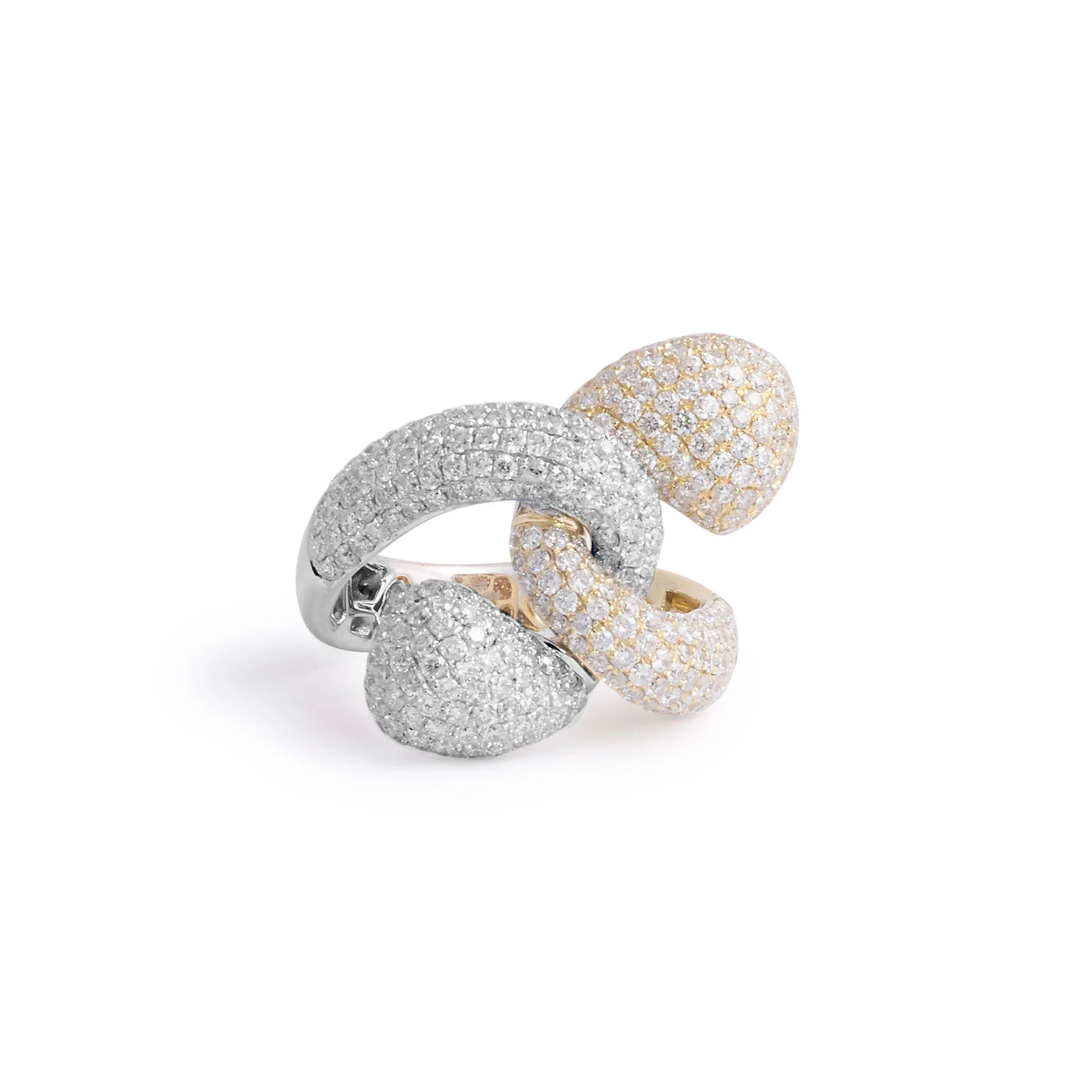 Interlocking Diamond Ring