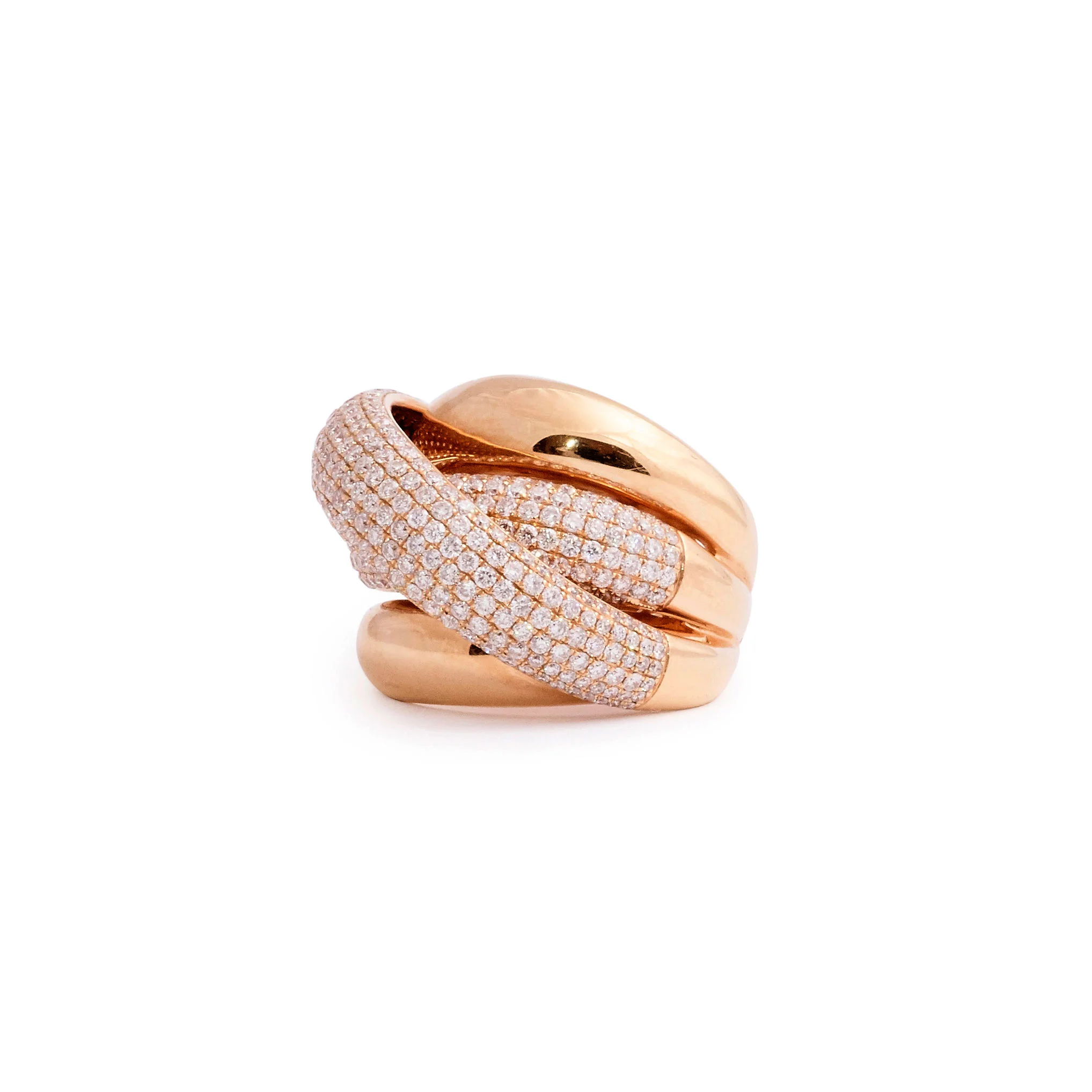 Enchanting Multi-Row Diamond Ring