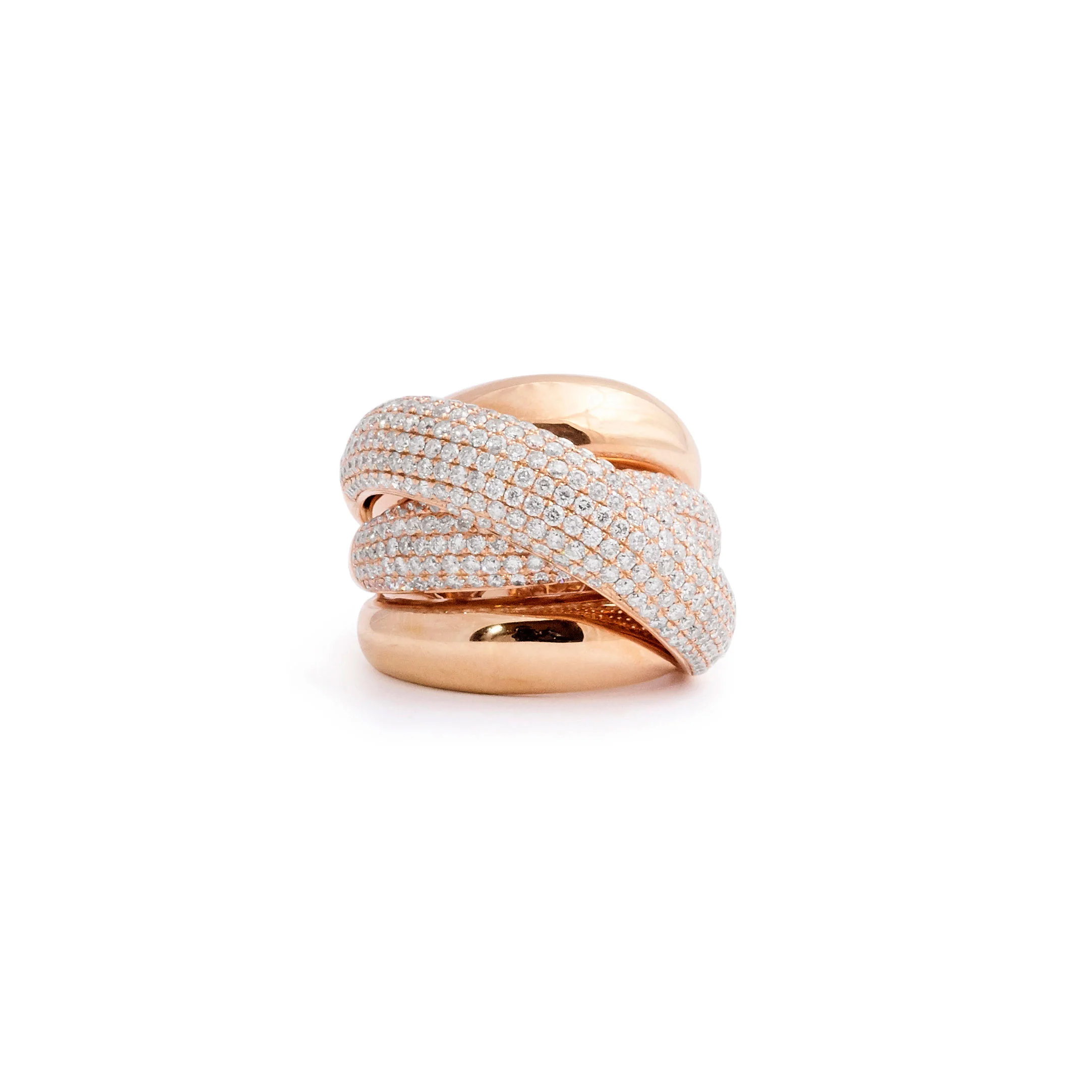 Enchanting Multi-Row Diamond Ring