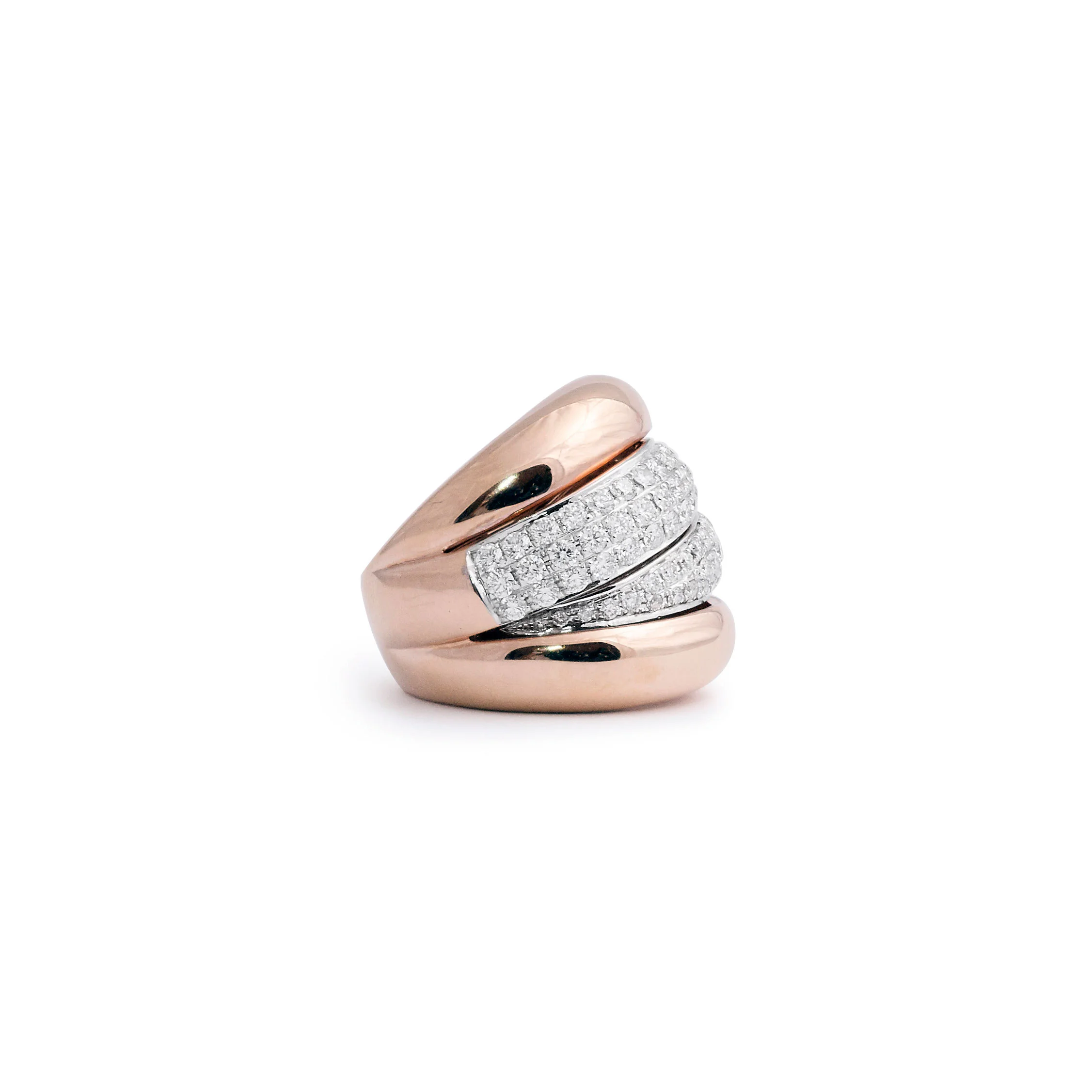 Rose Gold and Diamond Ring
