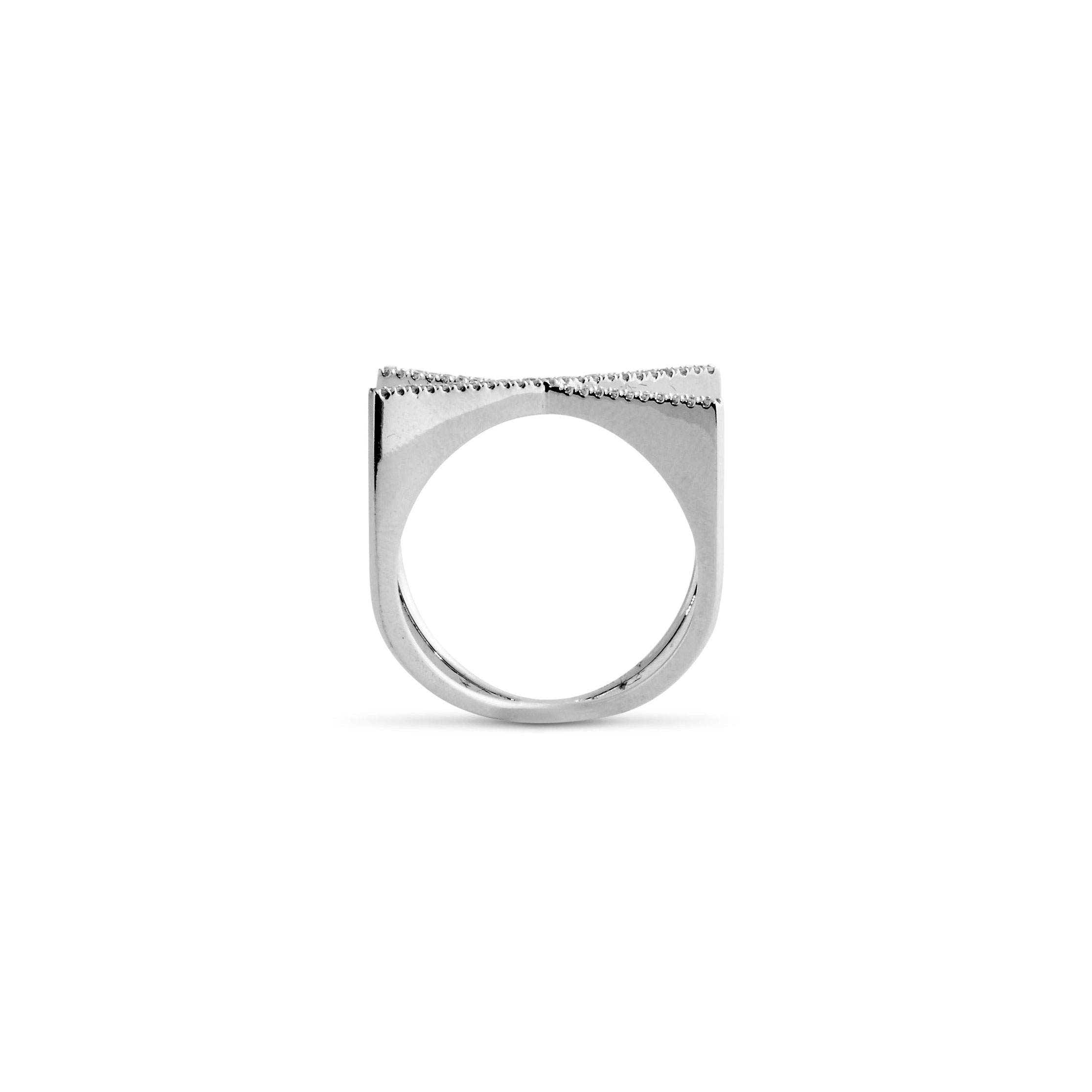 Modern Diamond Ring