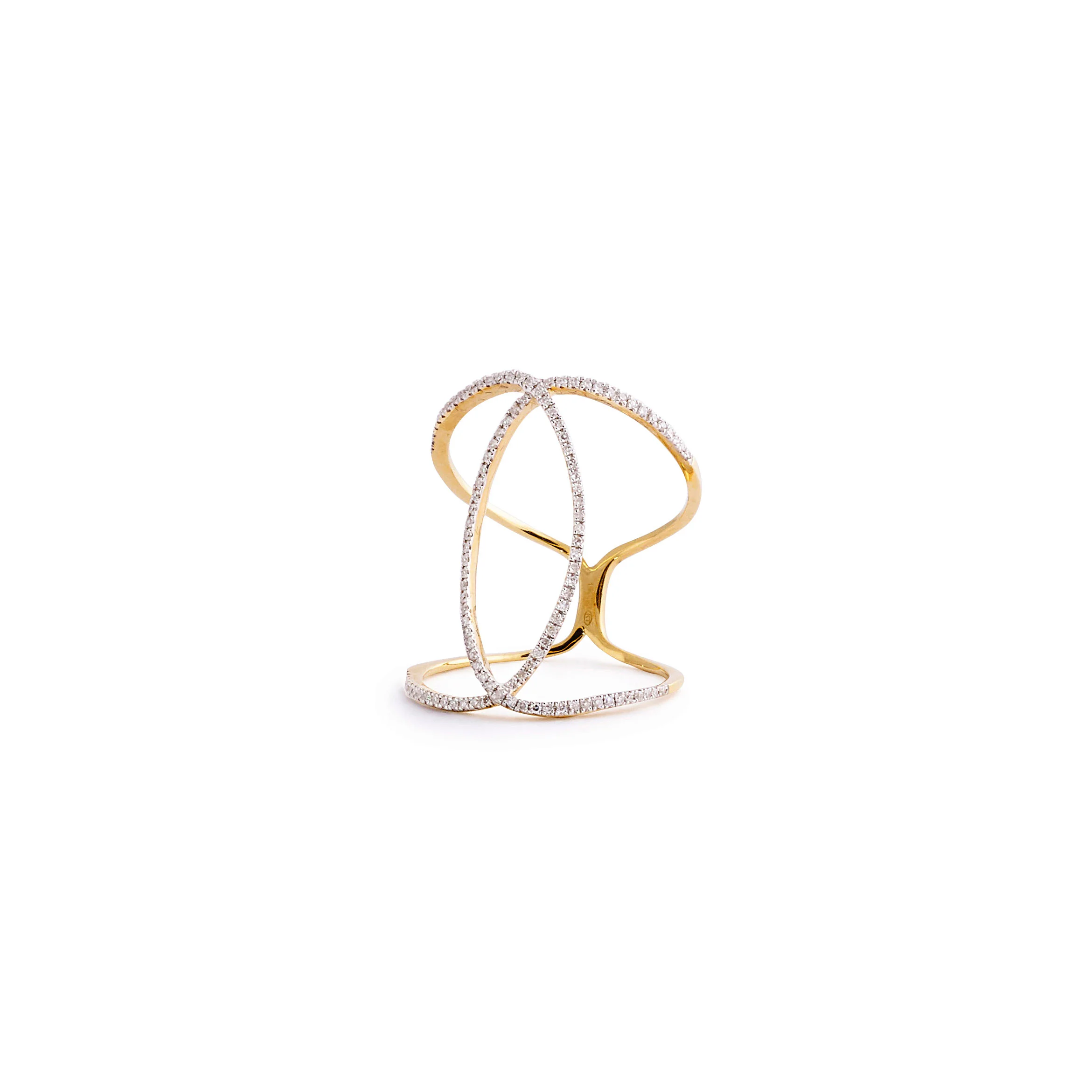 Thin Diamond Fashion Ring