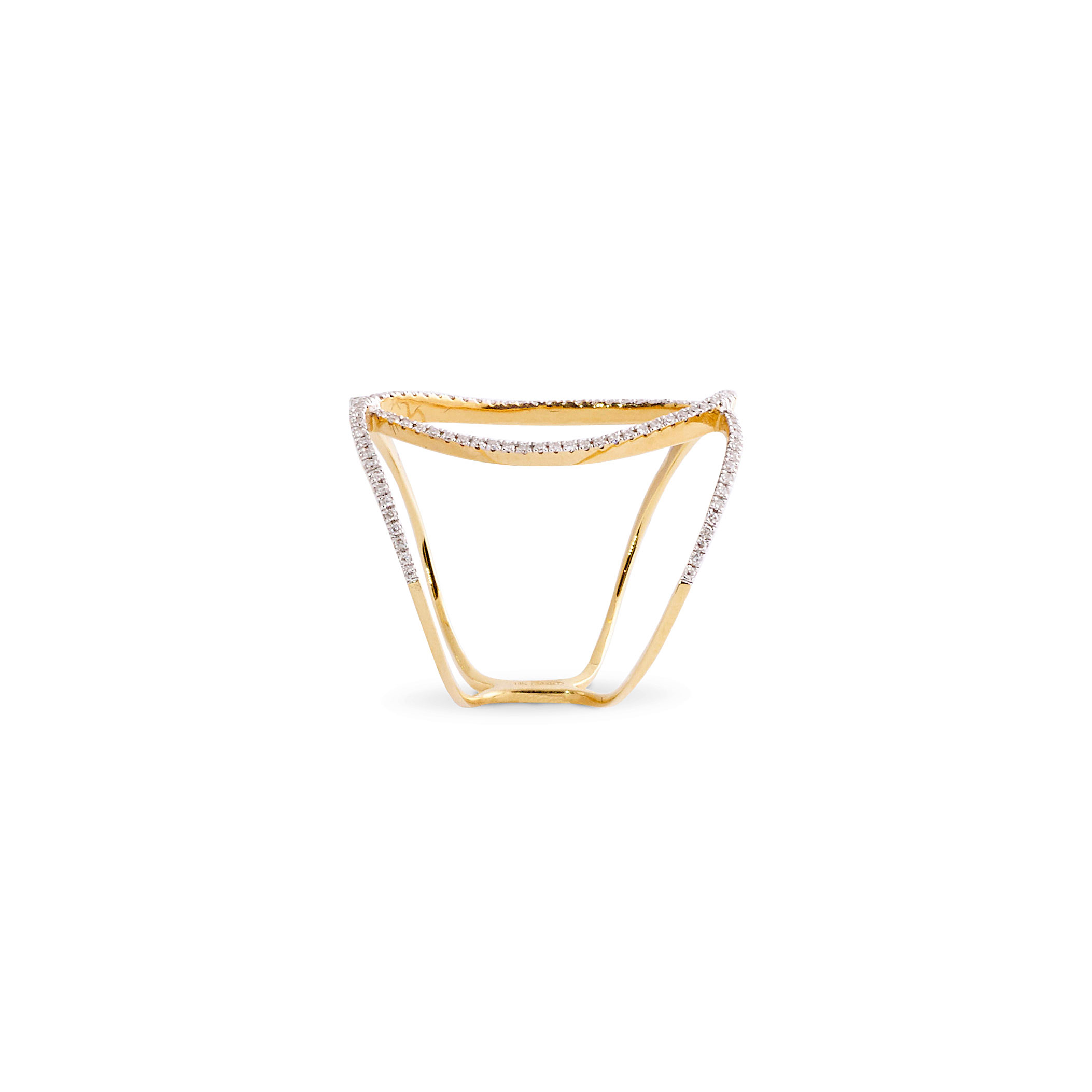 Thin Diamond Fashion Ring
