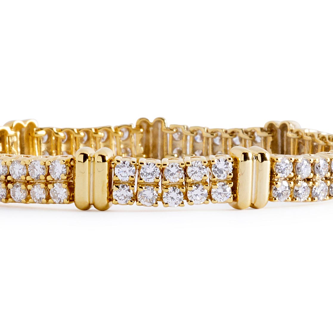 Diamond and Gold Bracelet