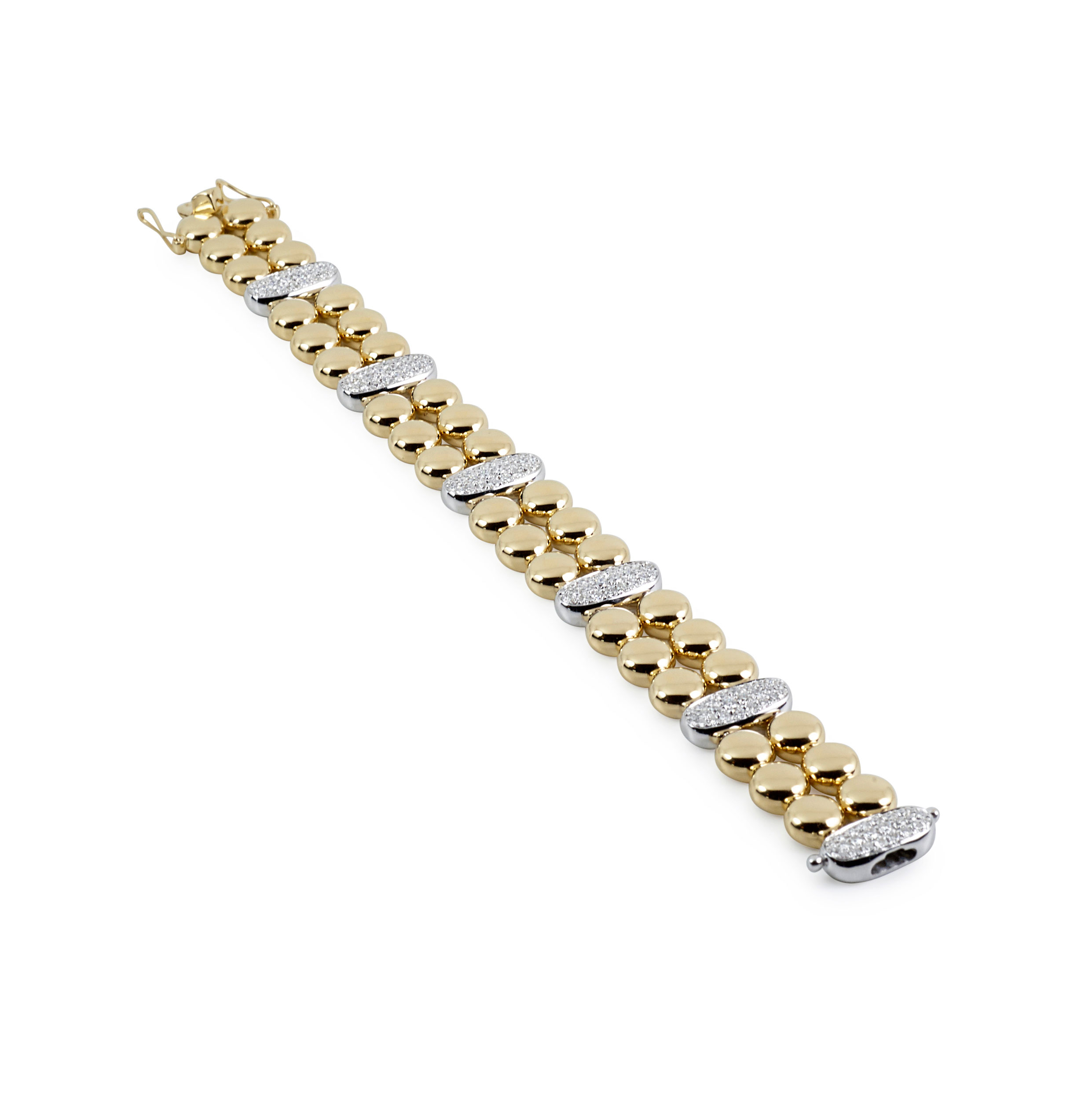 Diamond and Gold Bracelet