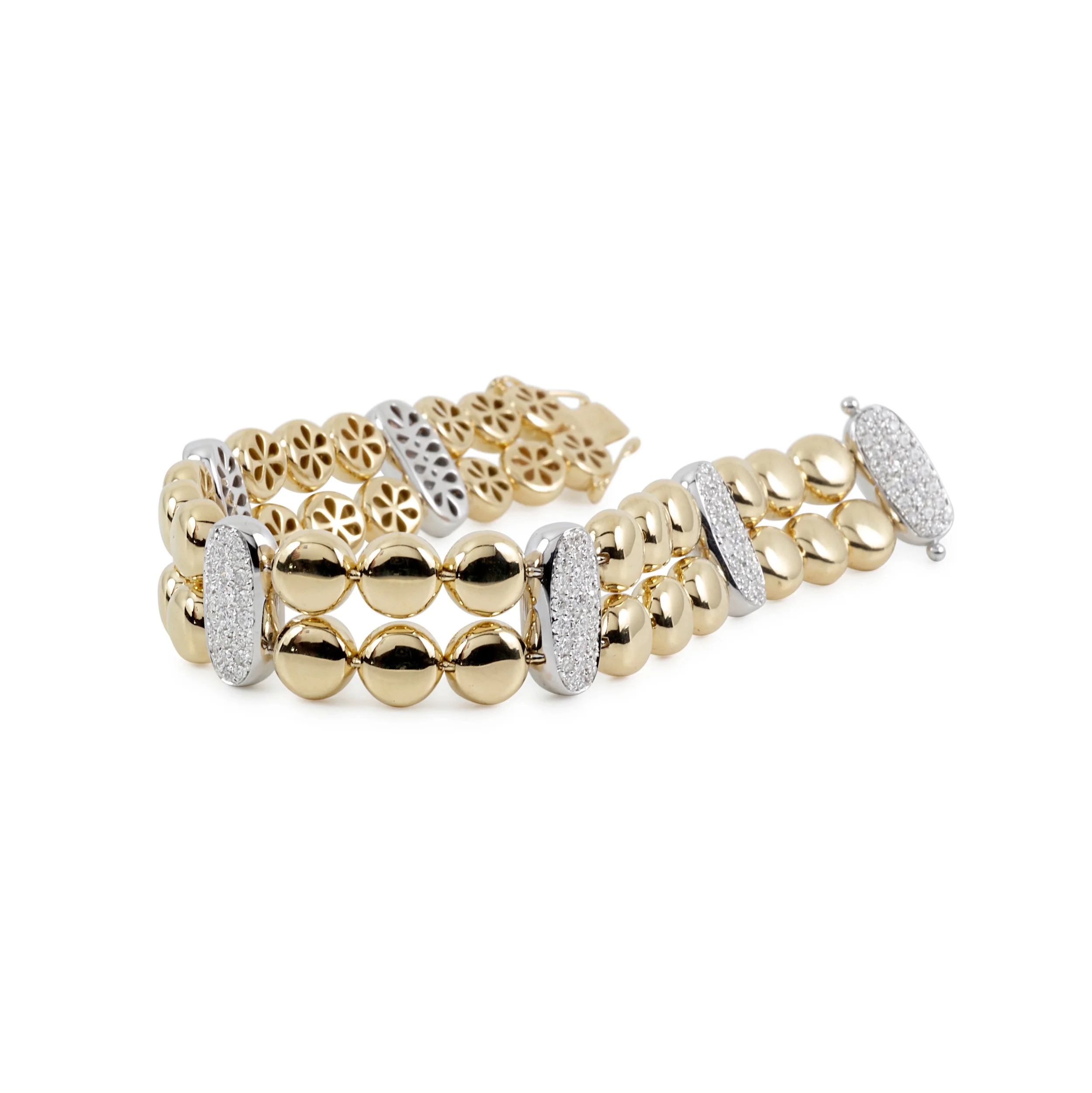 Diamond and Gold Bracelet