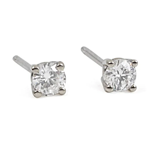 Small Diamond Stud Earrings