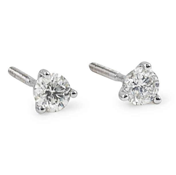 Small Diamond Stud Earrings