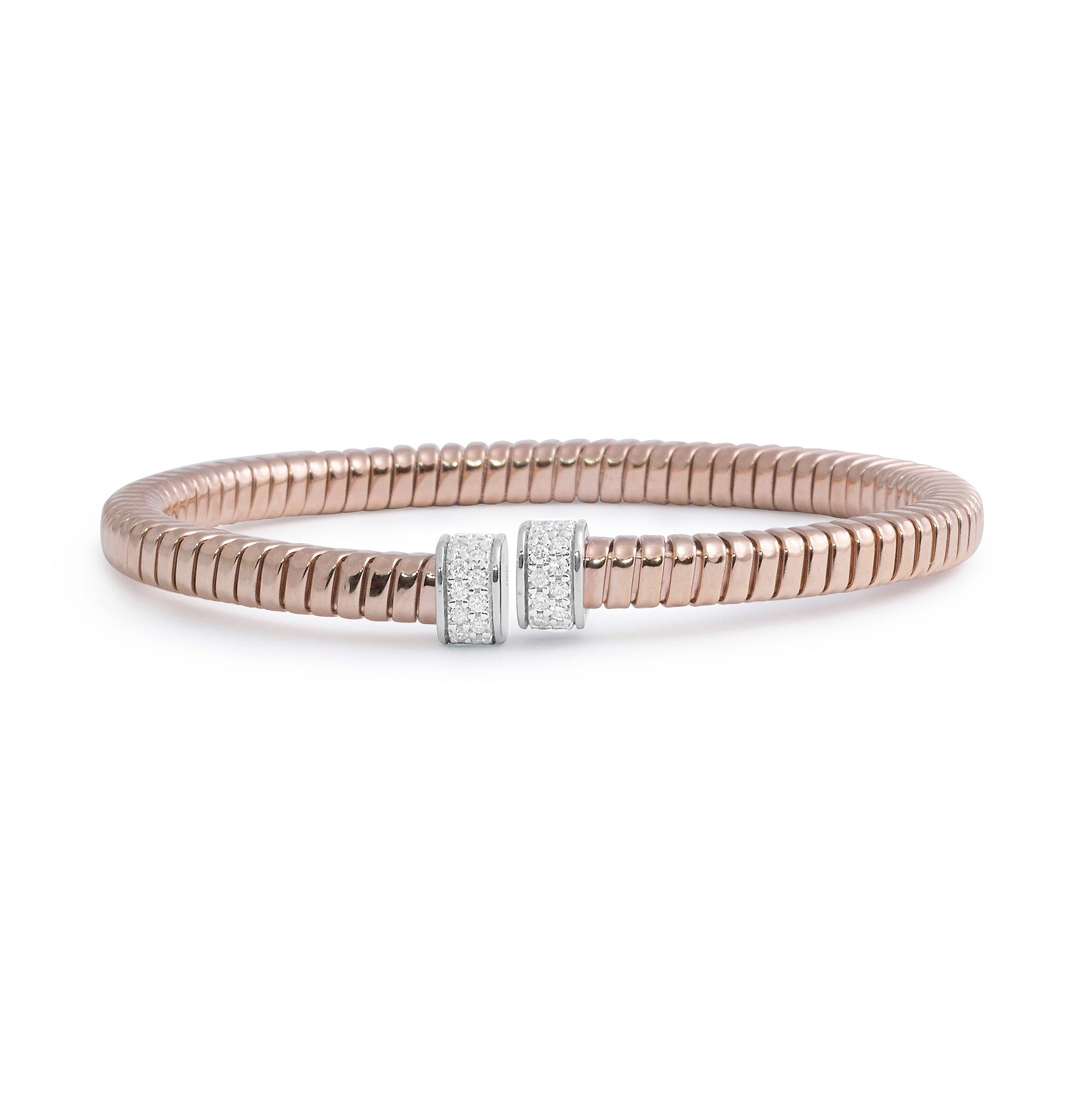 Rose Gold and Diamond Cuff