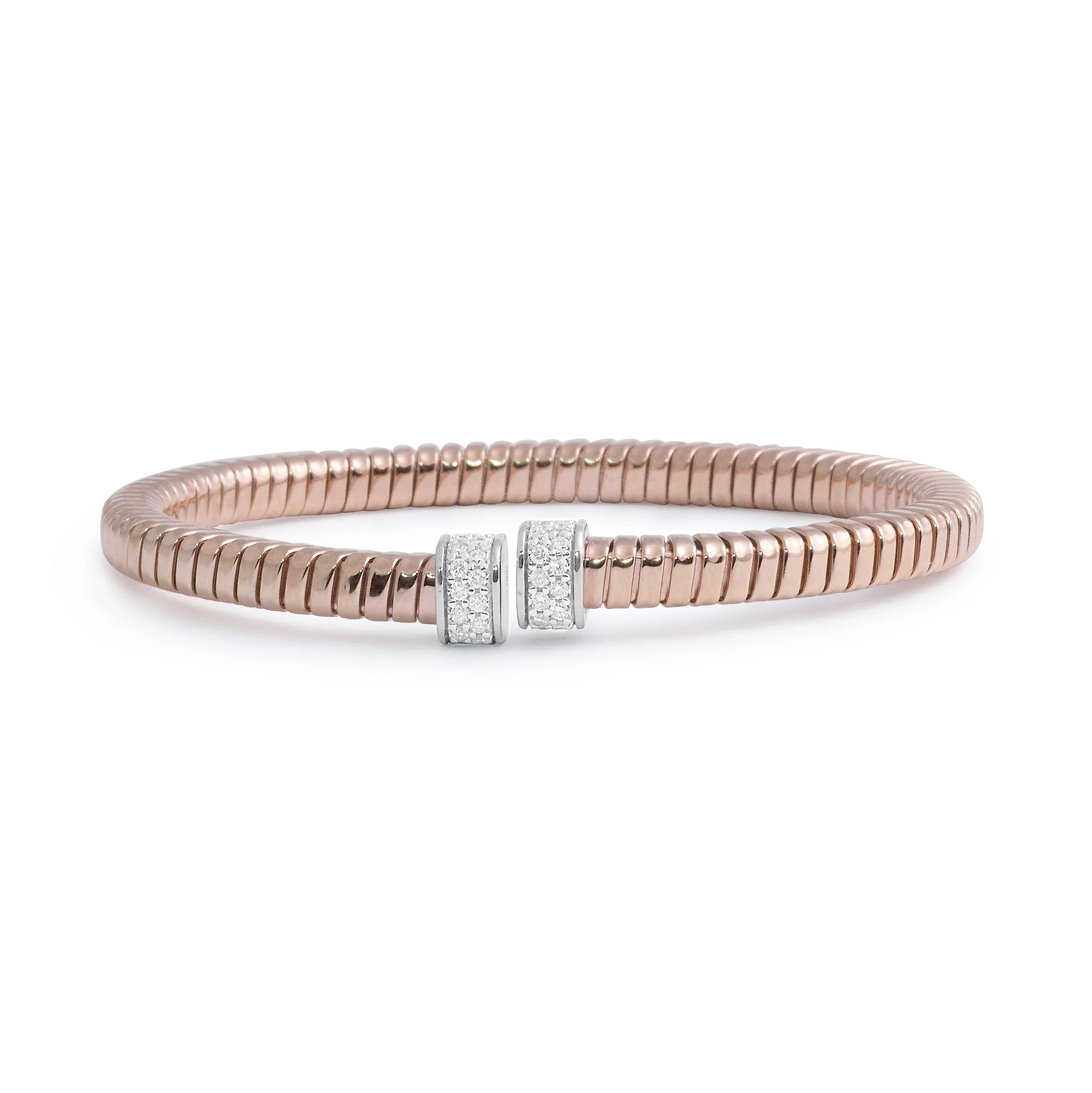 Rose Gold and Diamond Cuff